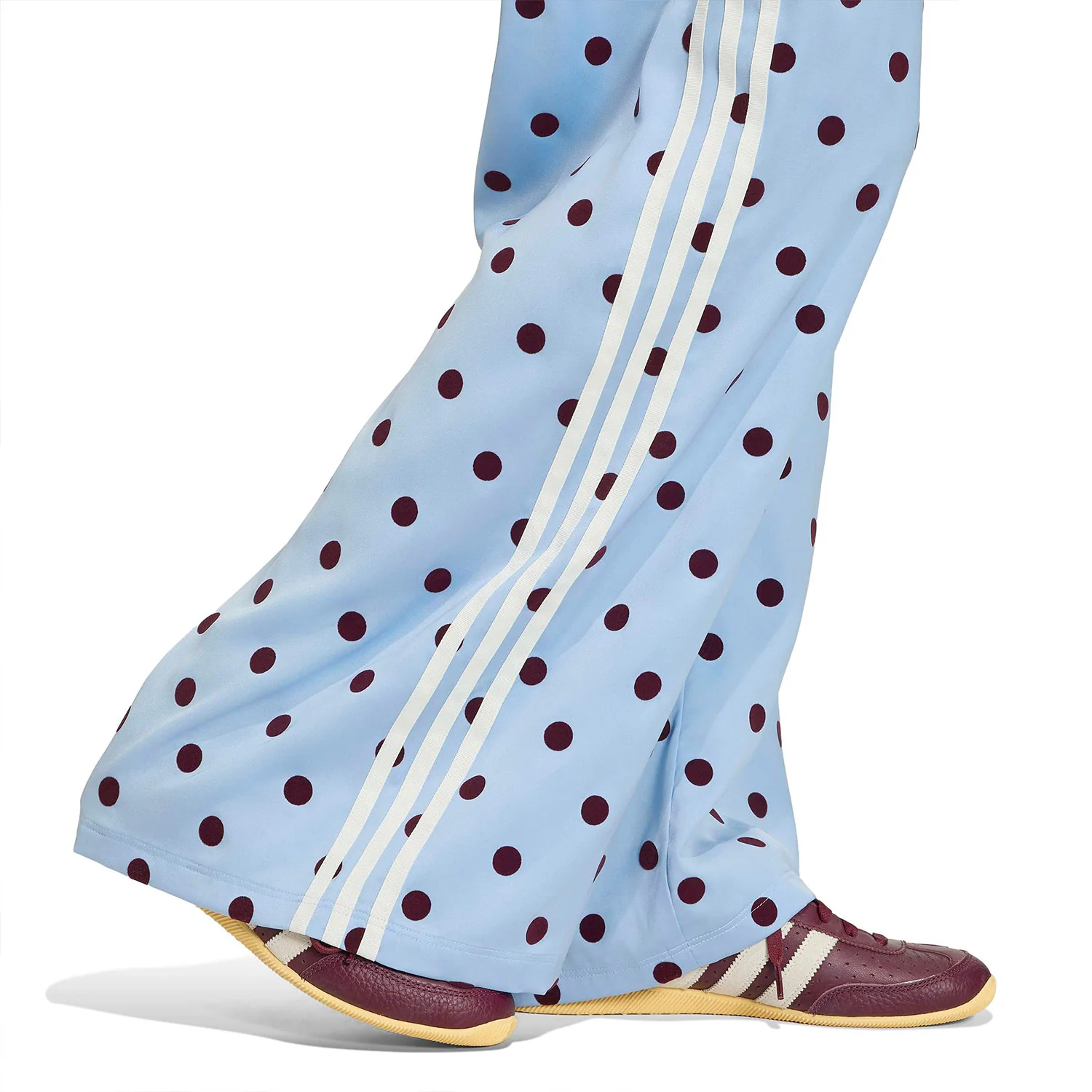 Adidas Originals Wide Leg Pants Clear Sky - Image 4