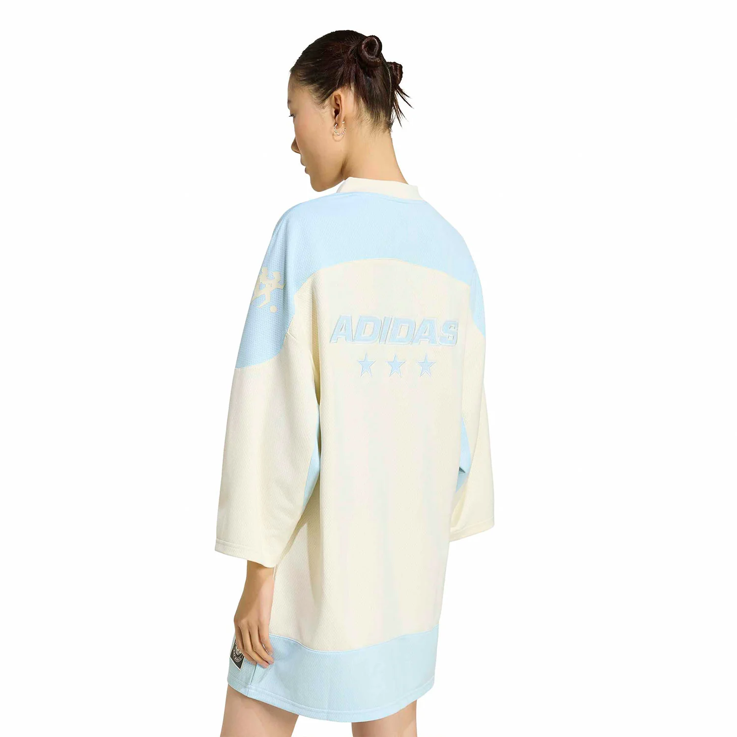 Adidas Originals Wms Jersey Dress Ice Blue - Image 2