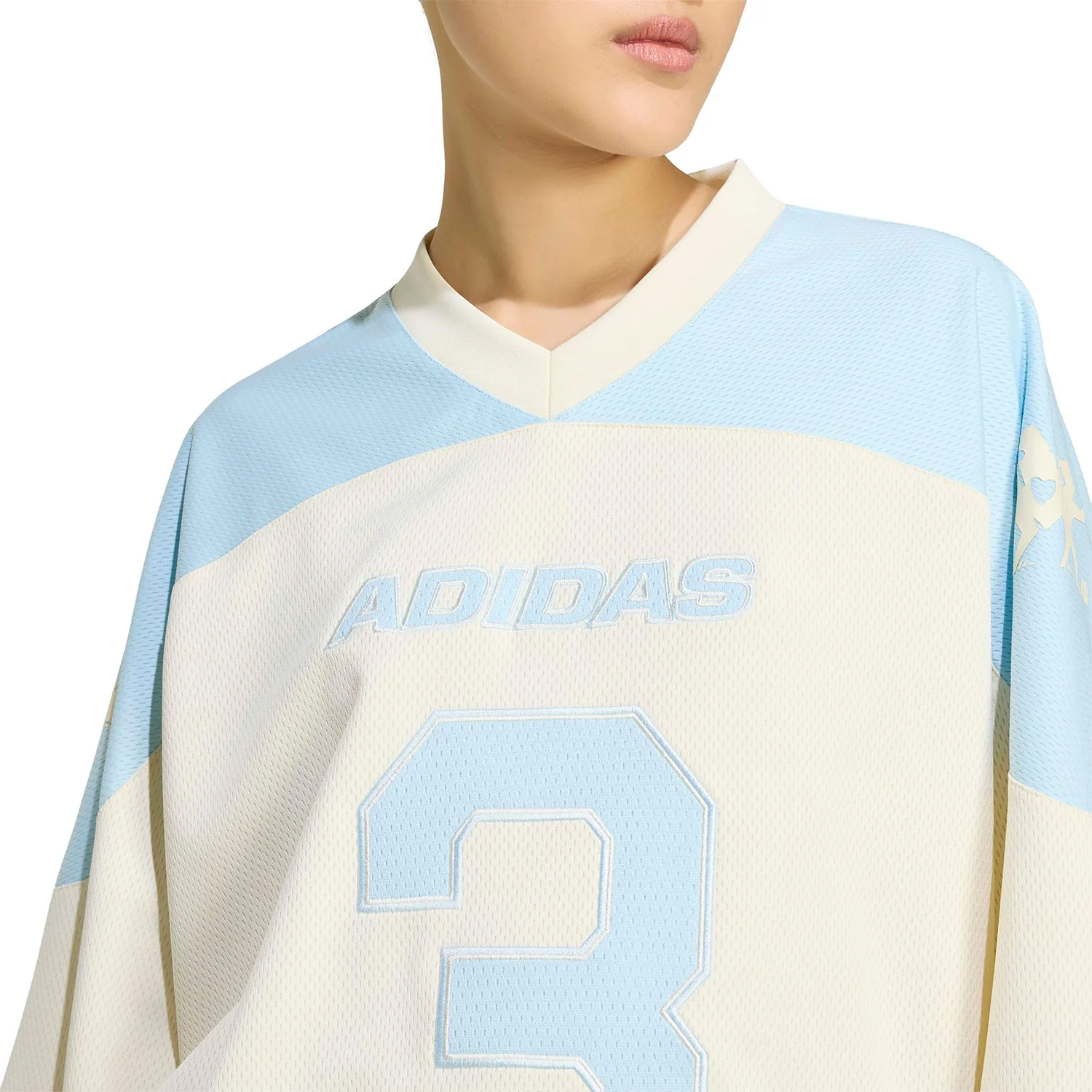 Adidas Originals Wms Jersey Dress Ice Blue - Image 3