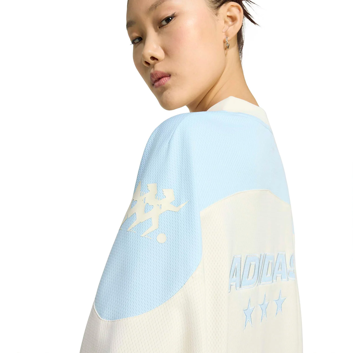 Adidas Originals Wms Jersey Dress Ice Blue - Image 4