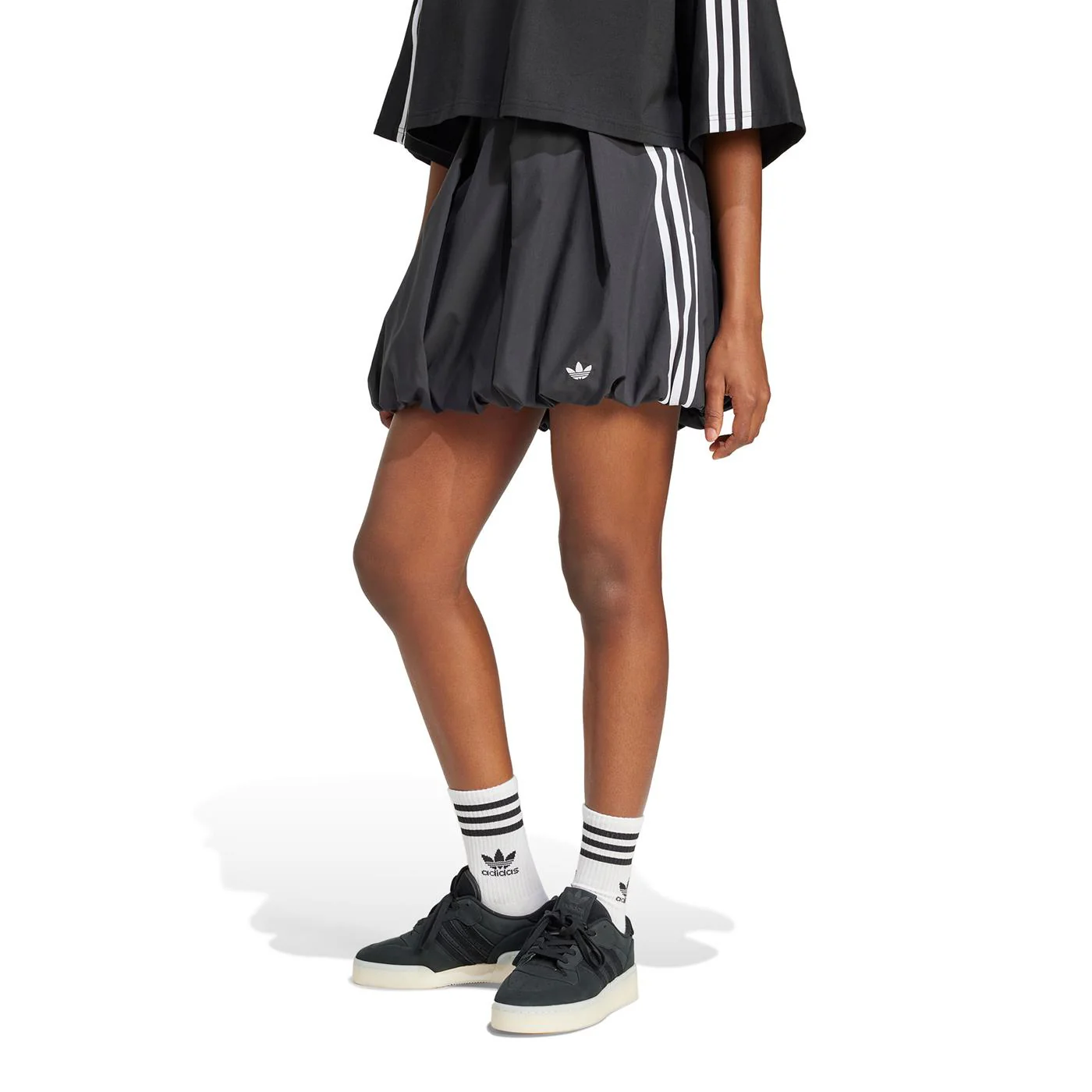 Adidas Originals Woven Balloon Skirt Black - Image 2