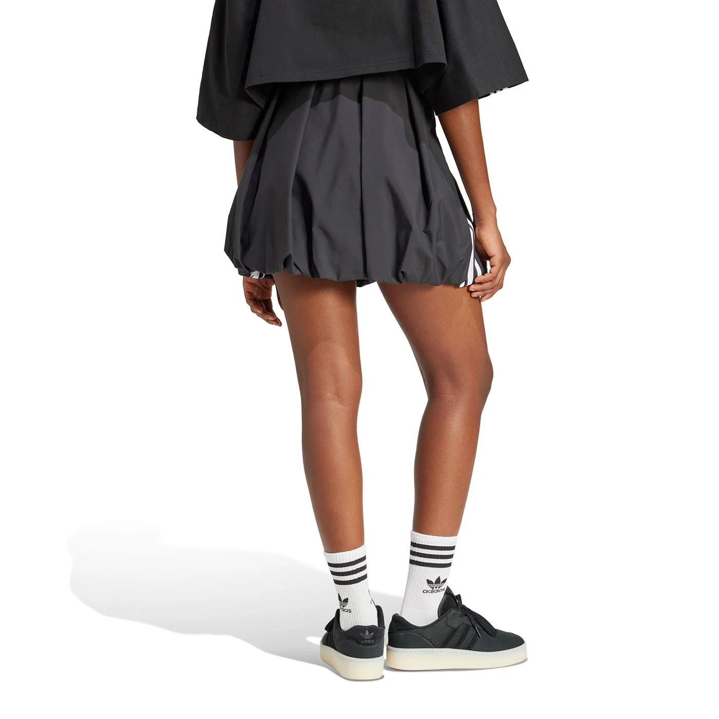 Adidas Originals Woven Balloon Skirt Black - Image 3