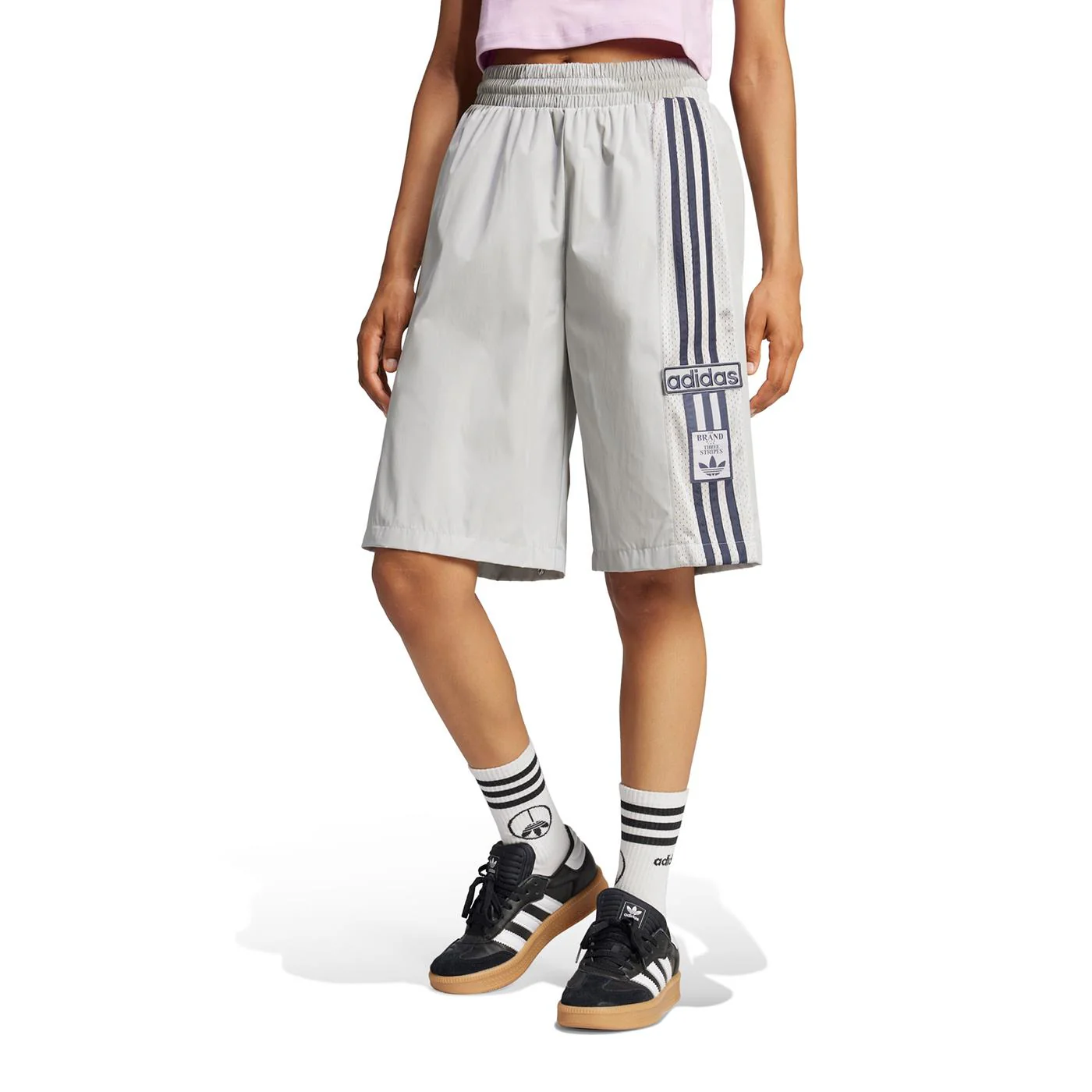 Adidas Originals Woven Trackpant Grey Two - Image 3