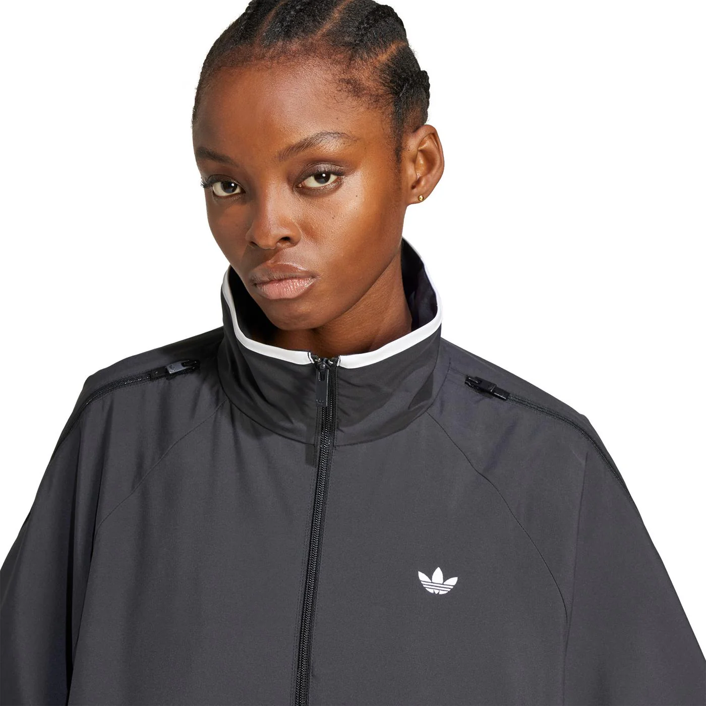 Adidas Originals Woven TT Zip Black - Image 3