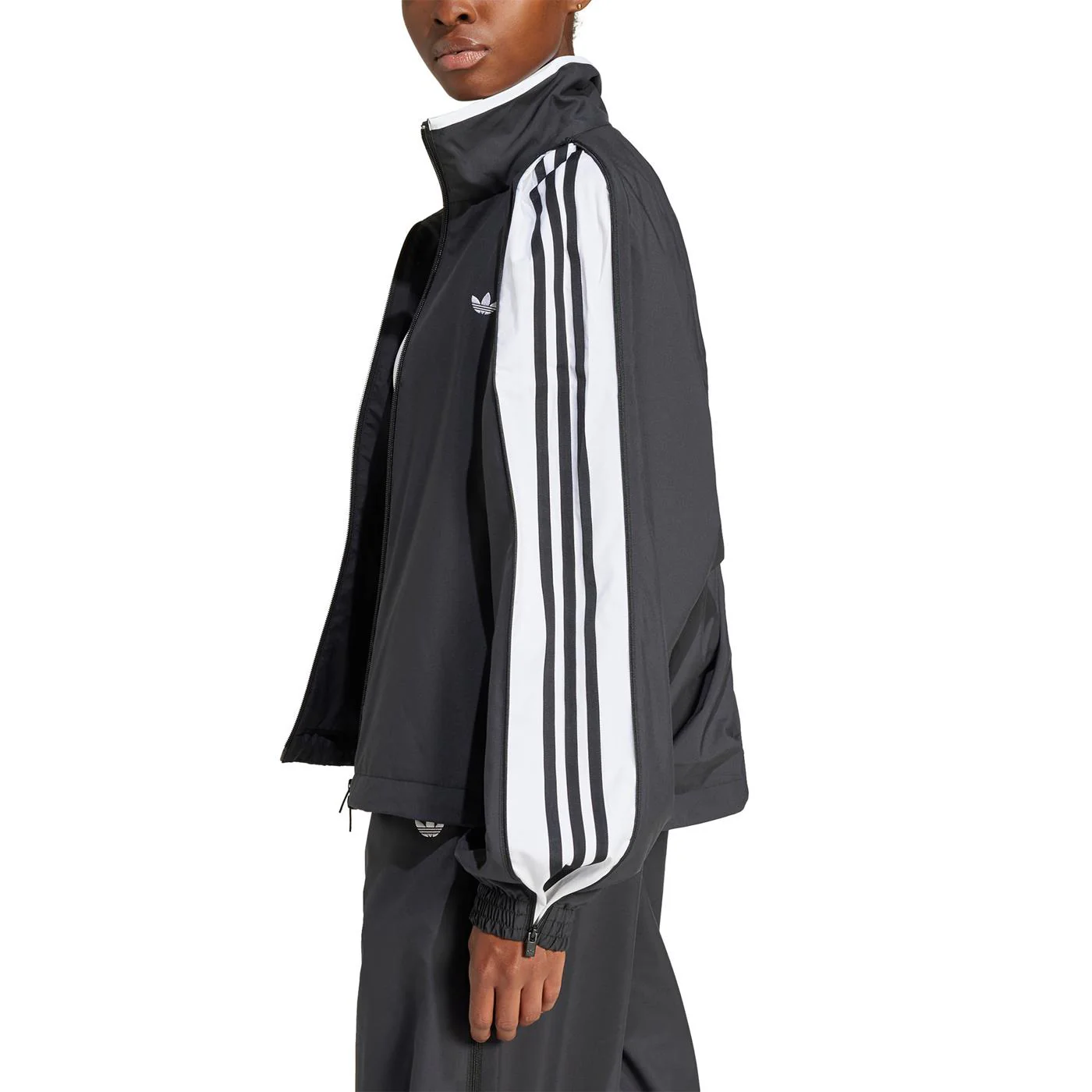 Adidas Originals Woven TT Zip Black - Image 4