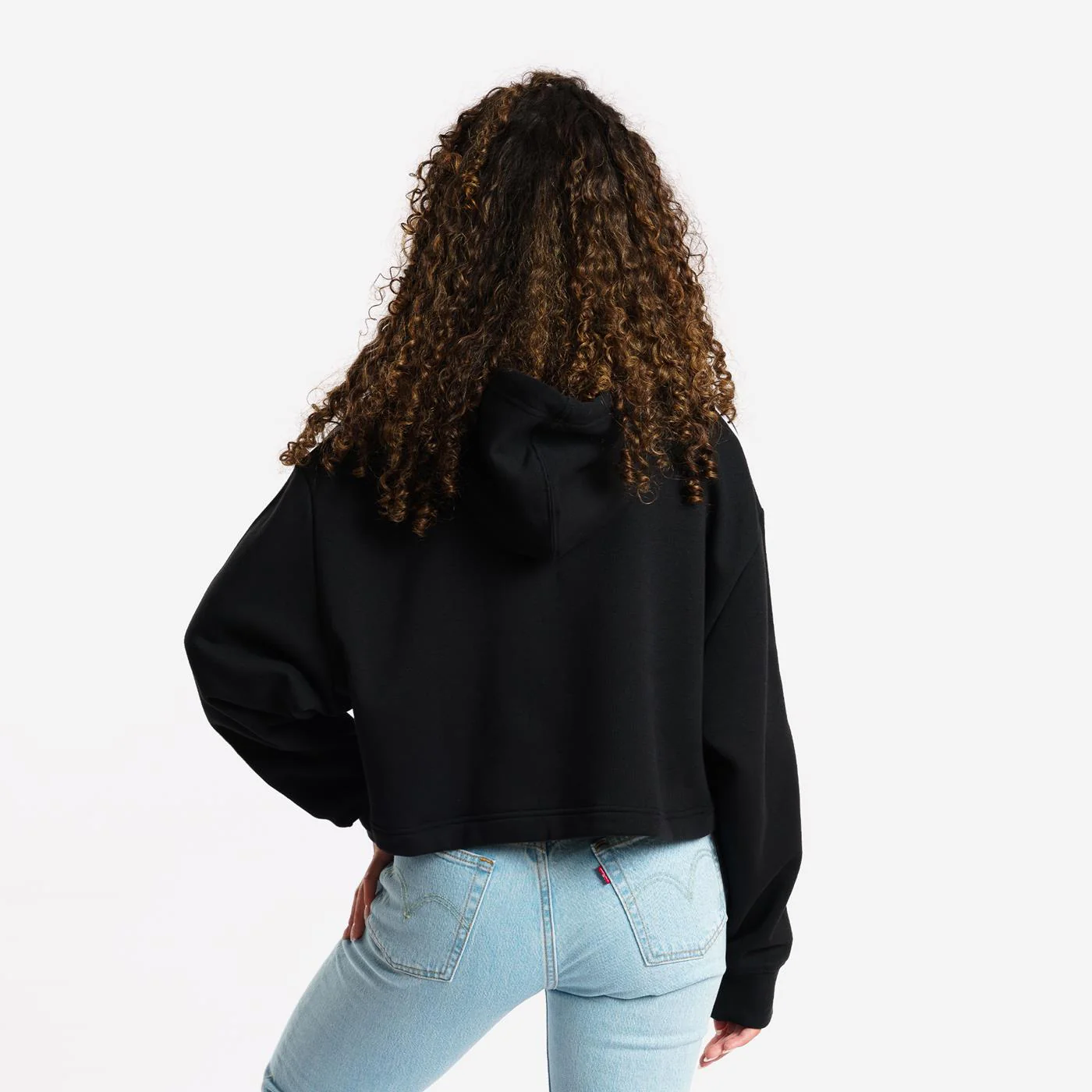 Adidas Short Hoodie Black - Image 2