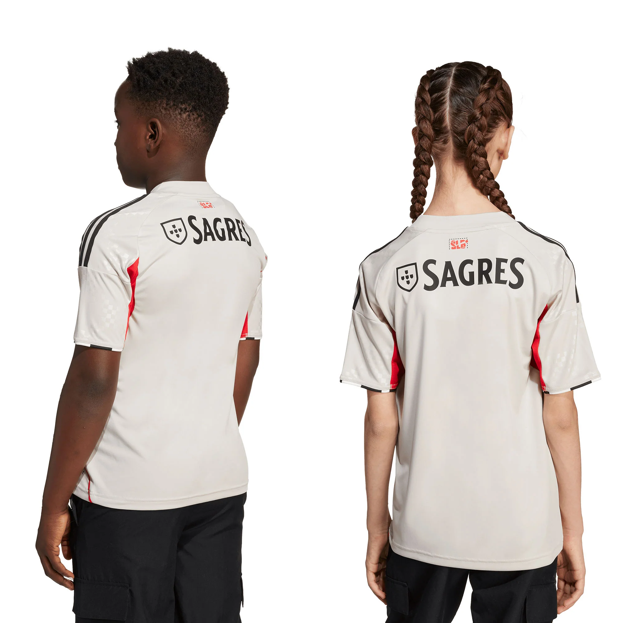 Adidas SLB Away Jersey Youth Wonder Alumina - Image 2