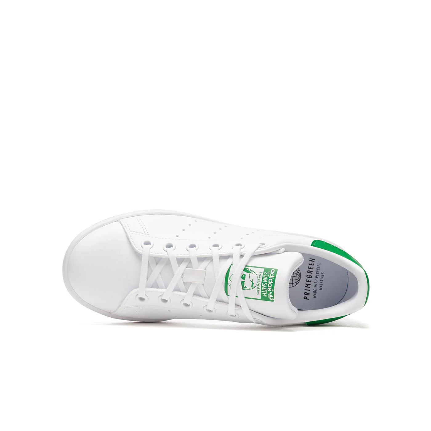 Adidas Stan Smith J Cloud White/Cloud White/Green - Image 5