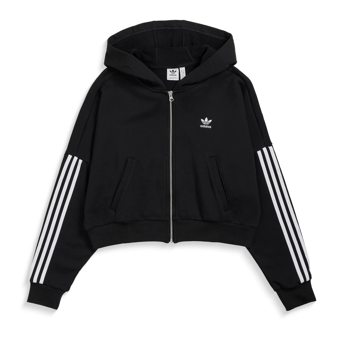 Adidas Zip Hoodie Black