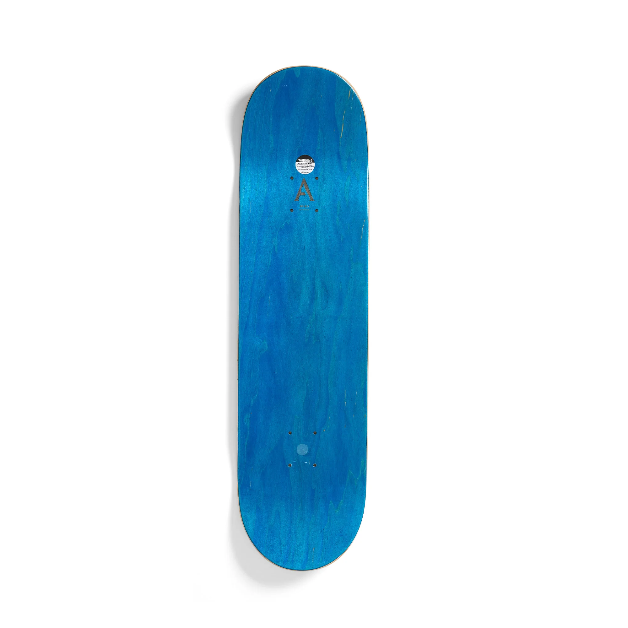 April OG Logo Blue/Black Skateboard Deck 8.5" - Image 2
