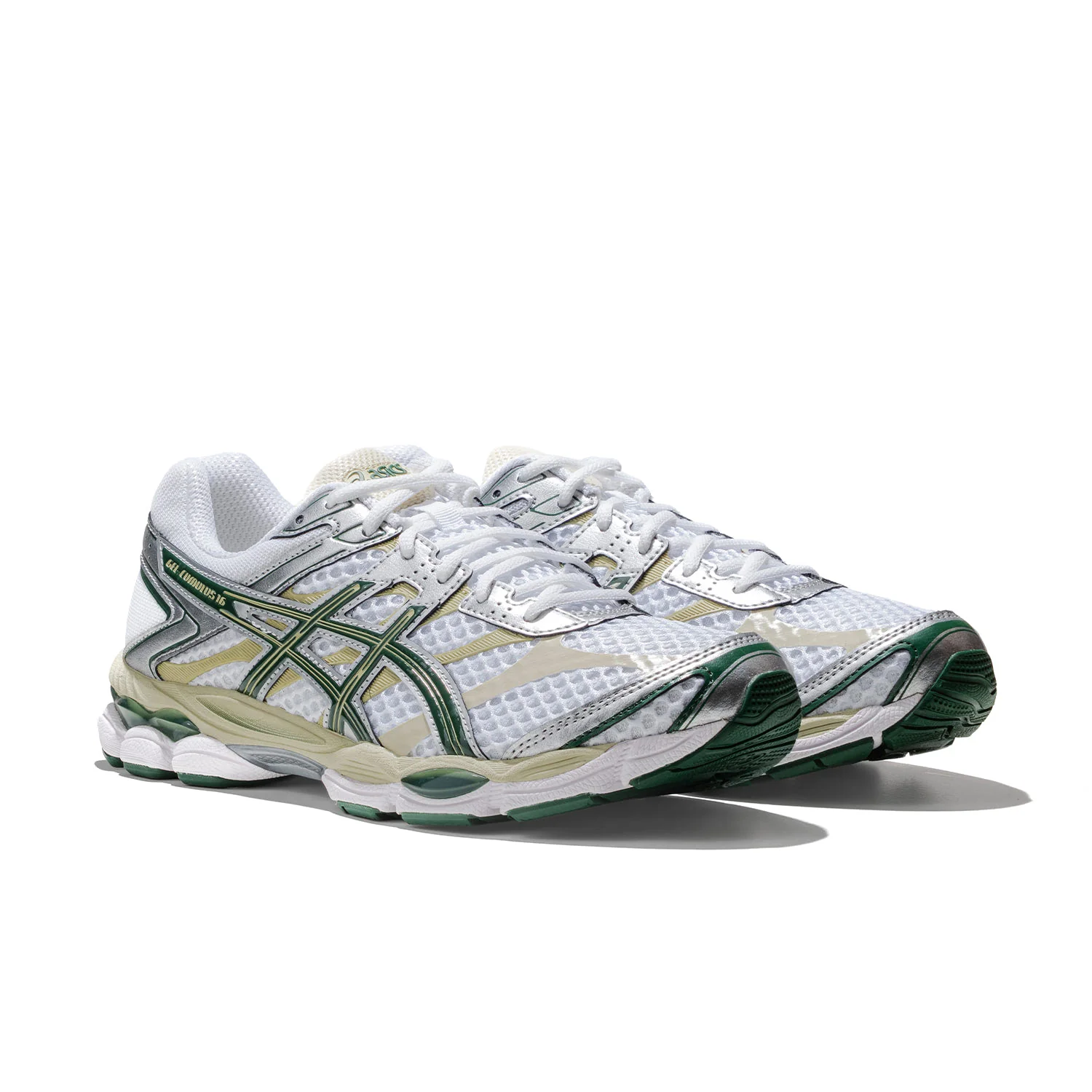 Asics Gel-Cumulus 16 White/Forest Night - Image 3