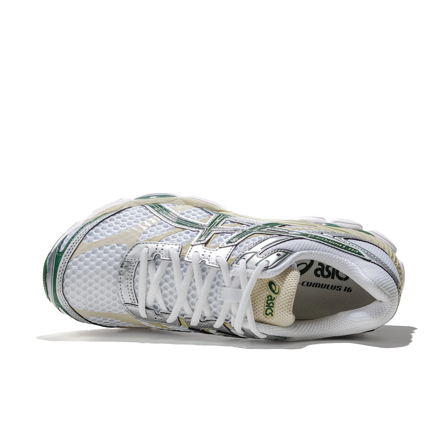 Asics Gel-Cumulus 16 White/Forest Night - Image 5