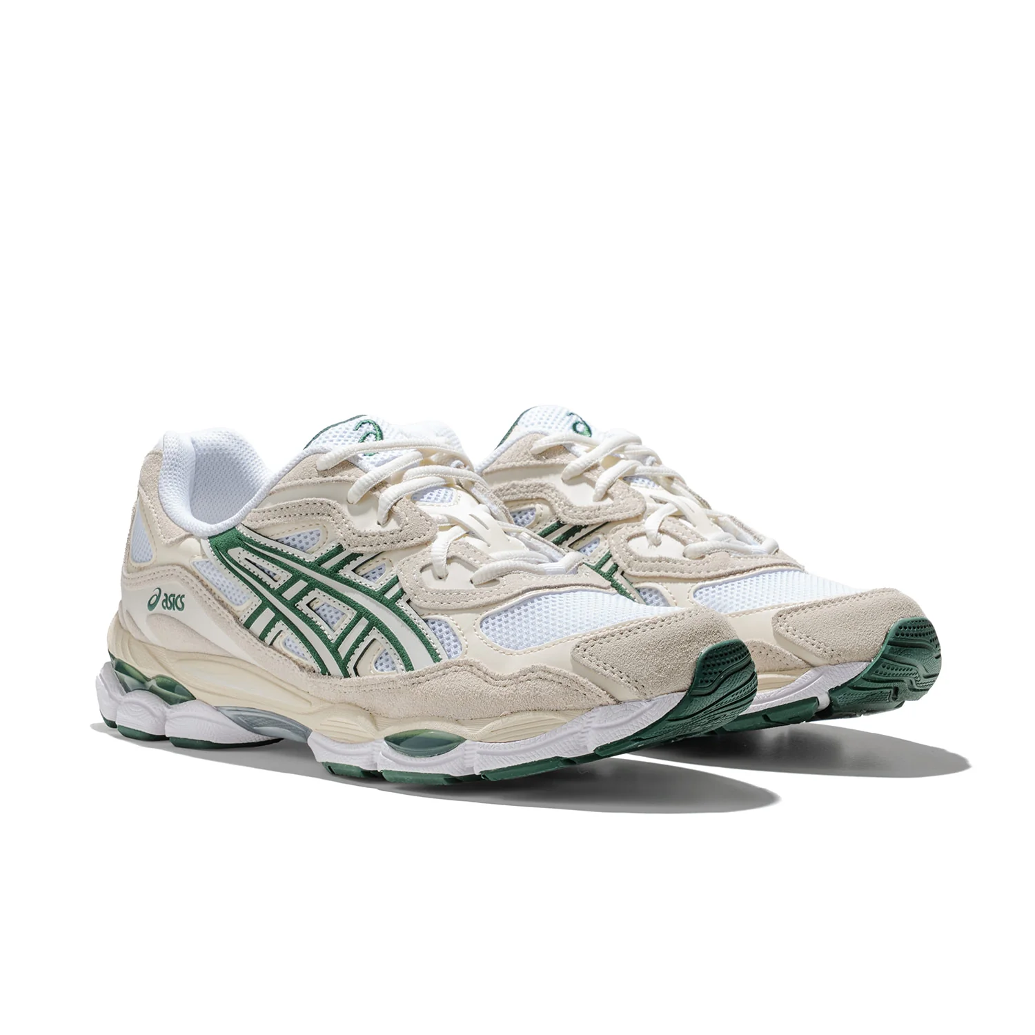 Asics Gel-NYC Ivory/Forest Night - Image 3