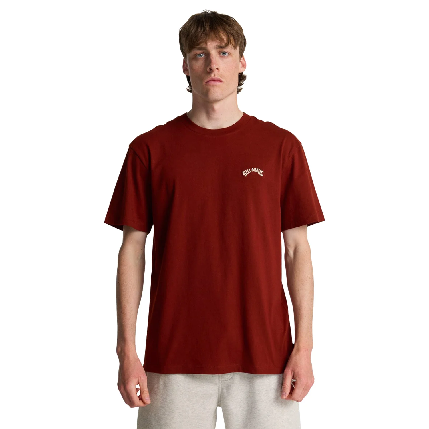Billabong Arch Crew T-Shirt Fired Red