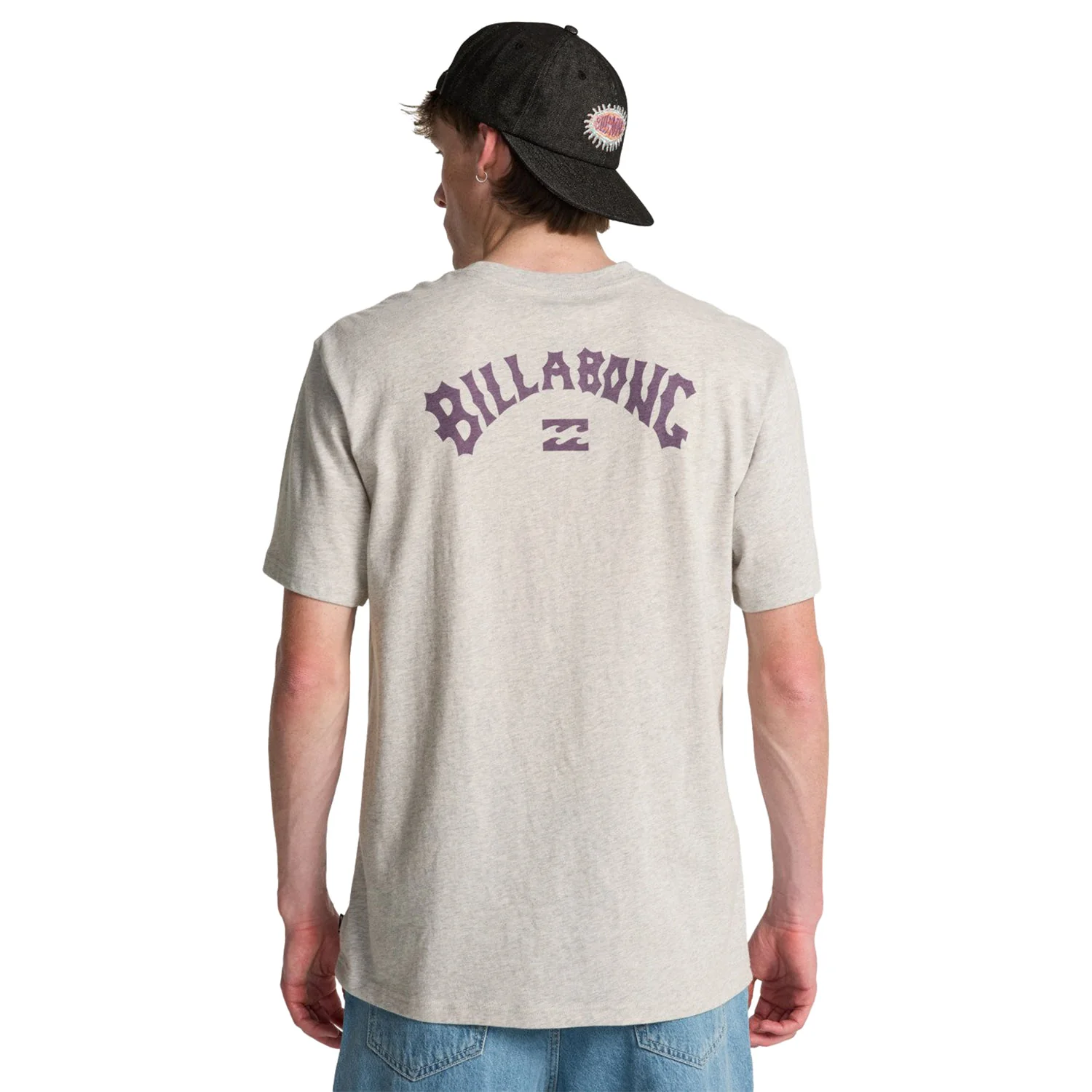 Billabong Arch Wave T-Shirt Grey Heather - Image 2