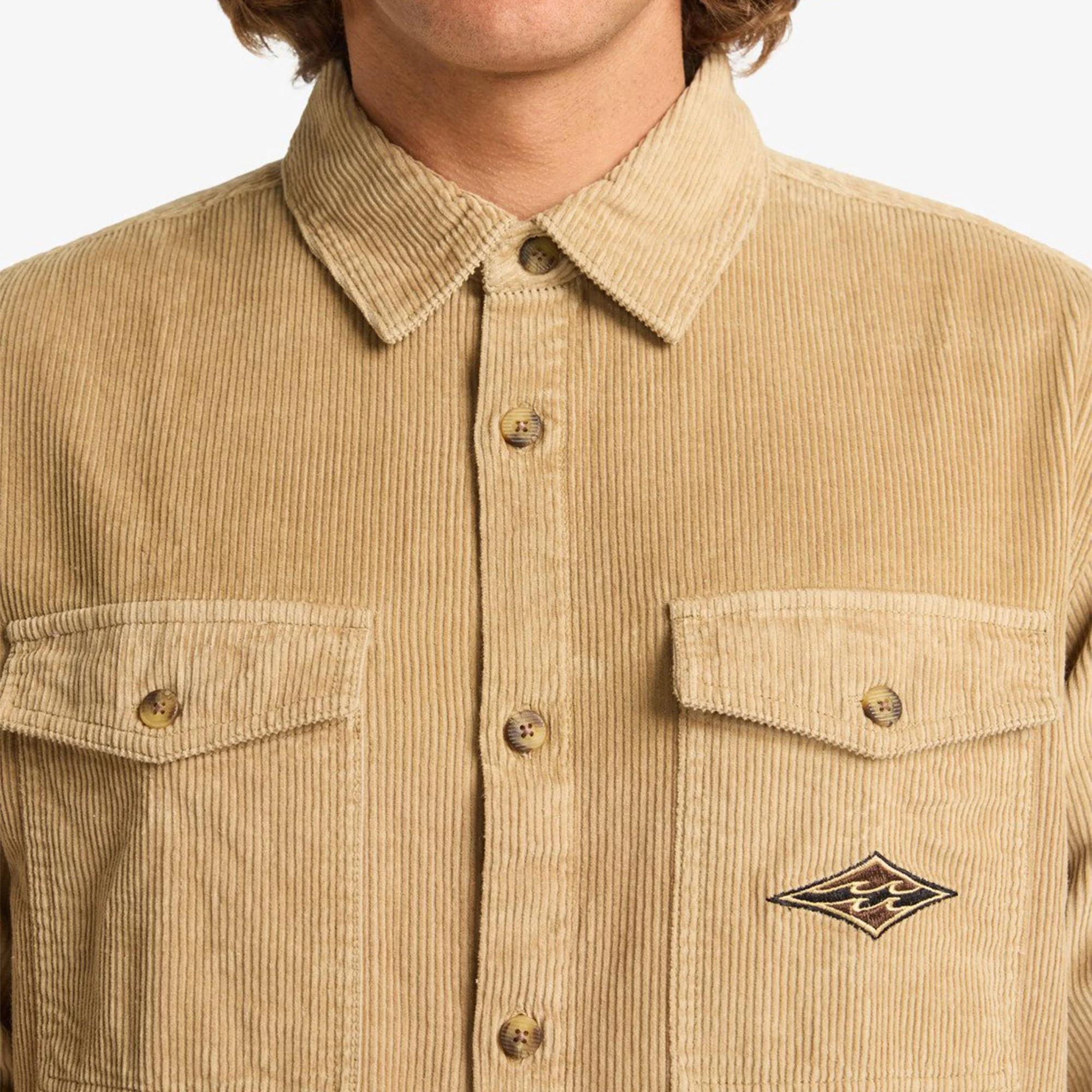Billabong Bond Days LS Shirt Khaki - Image 3