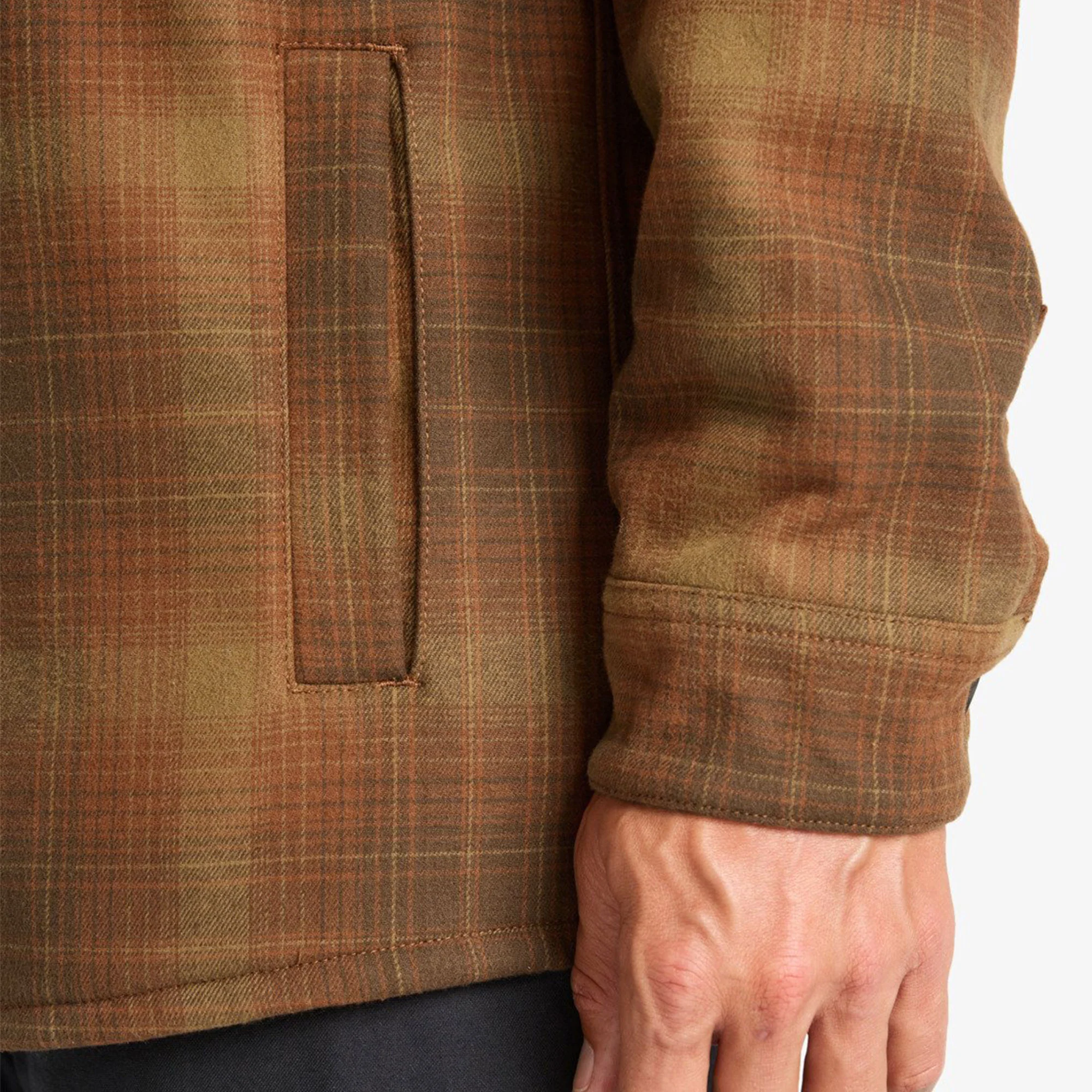 Billabong Furnace Bonded Flannel Overshirt Dark Cedar - Image 5