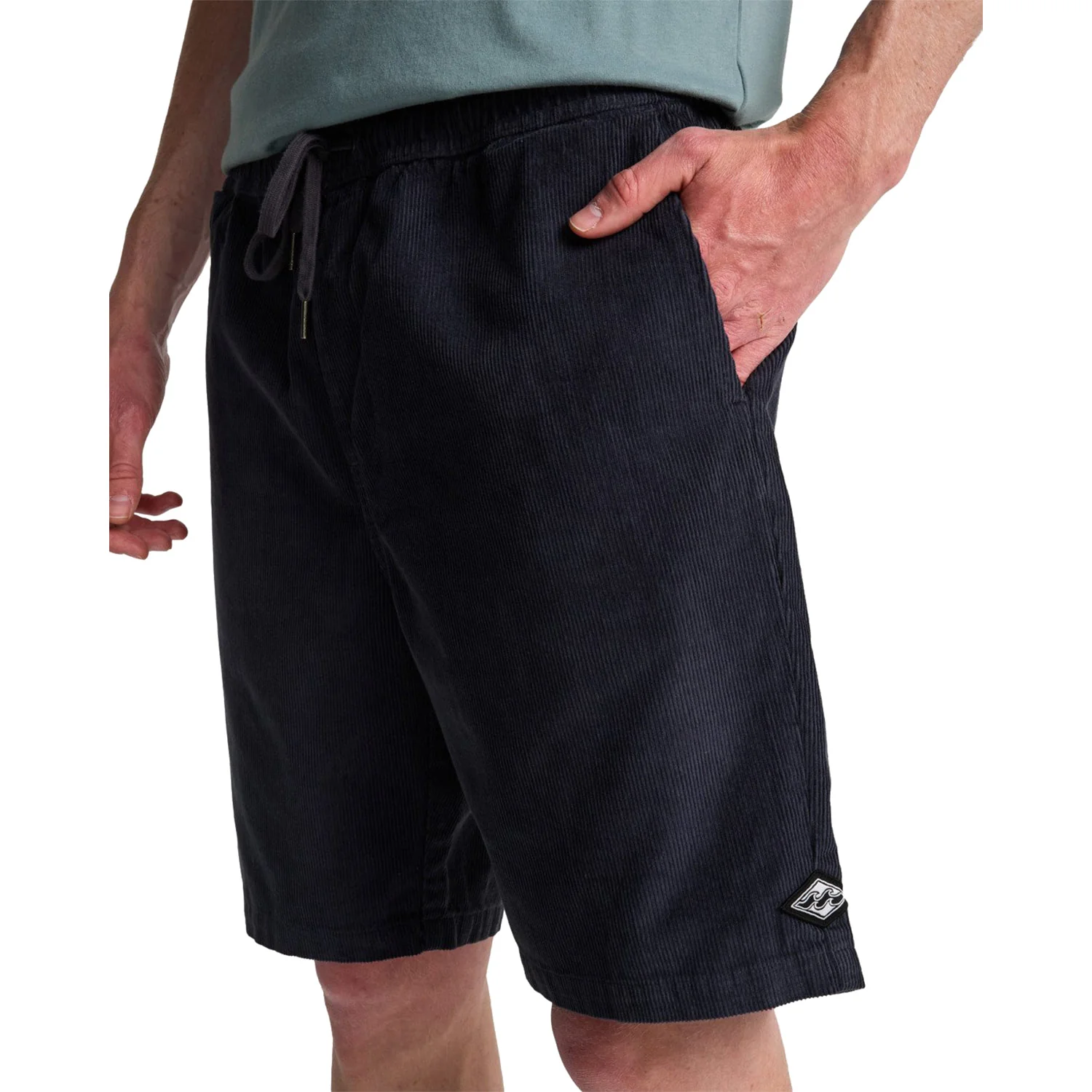 Billabong Larry Cord Walkshorts Charcoal Grey - Image 3