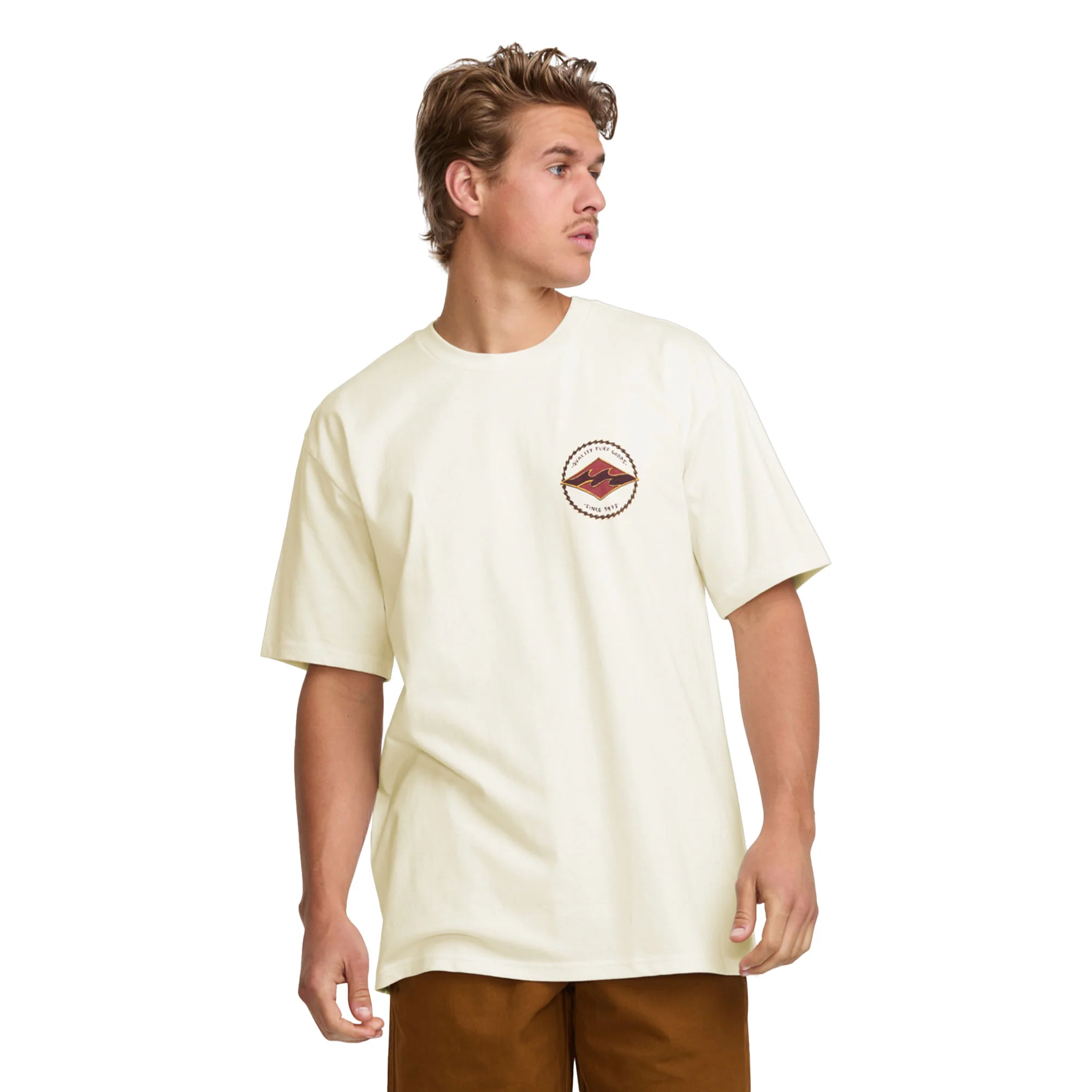 Billabong Rotor Diamond T-Shirt Off White - Image 2