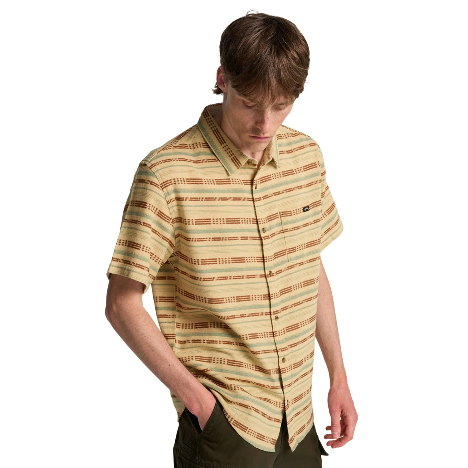 Billabong SS Sundays Jacquard Shirt Castle Rock - Image 2