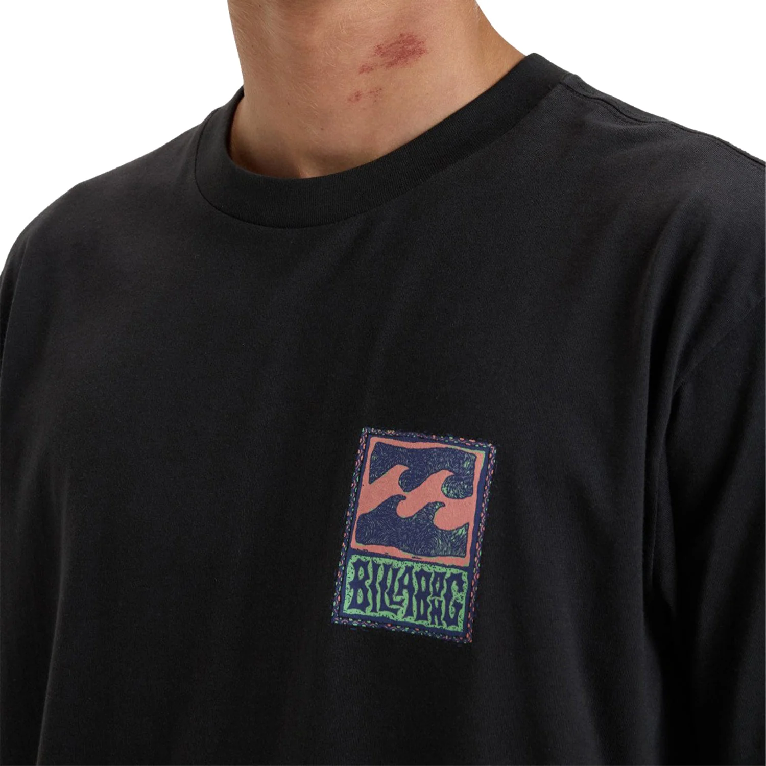 Billabong Stamp T-Shirt Washed Black - Image 3