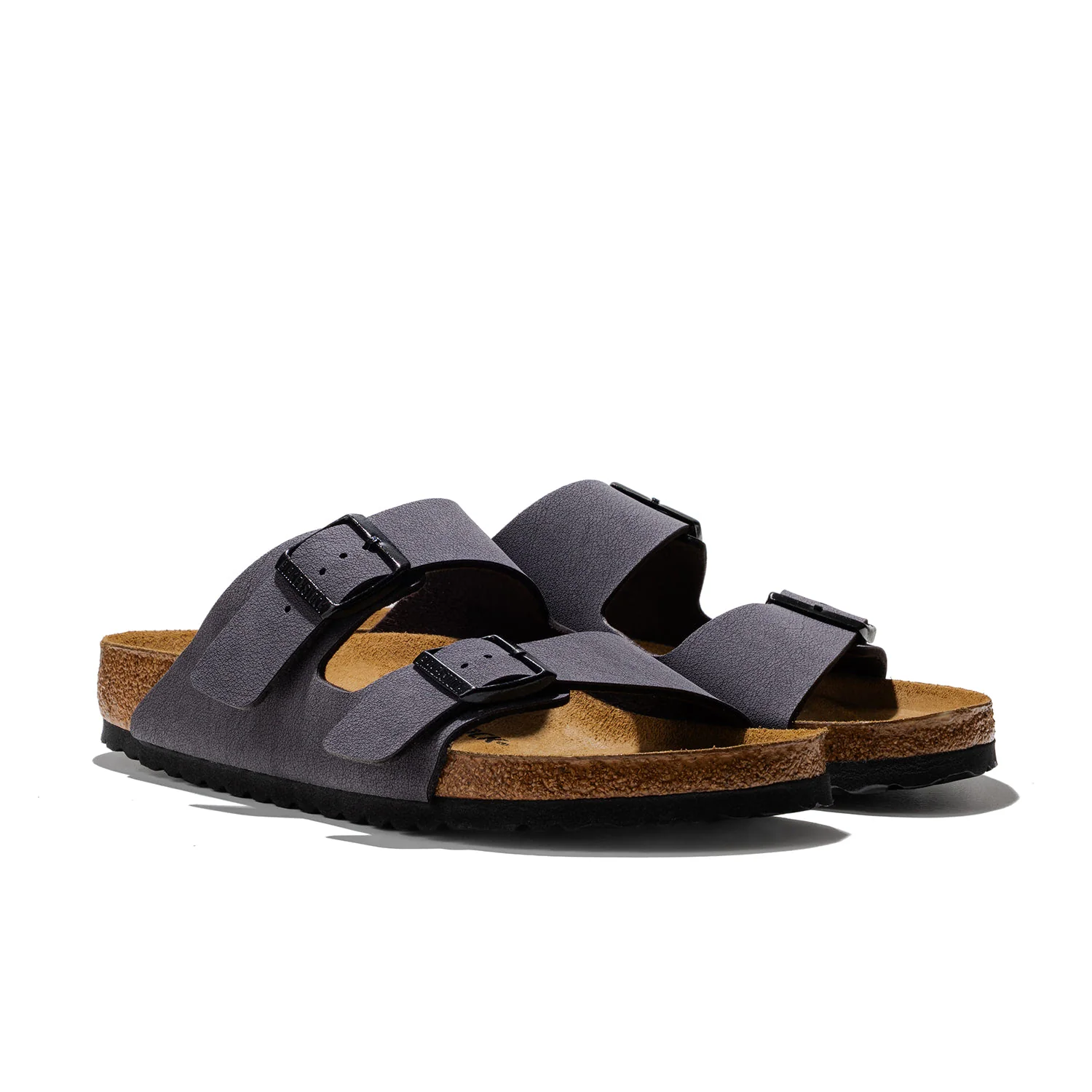 Birkenstock Arizona BFBC Velvet Gray/Black Buckles - Image 3