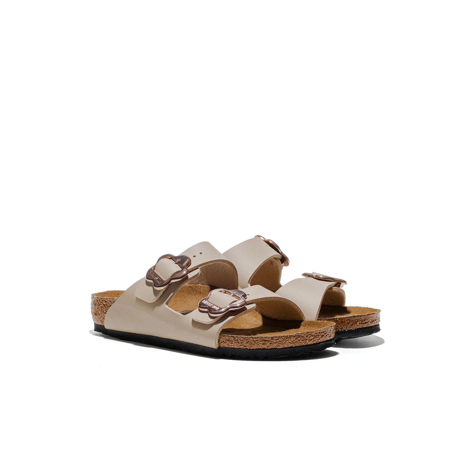 Birkenstock Arizona Kids Flower Buckle BF Sandcastle - Image 3