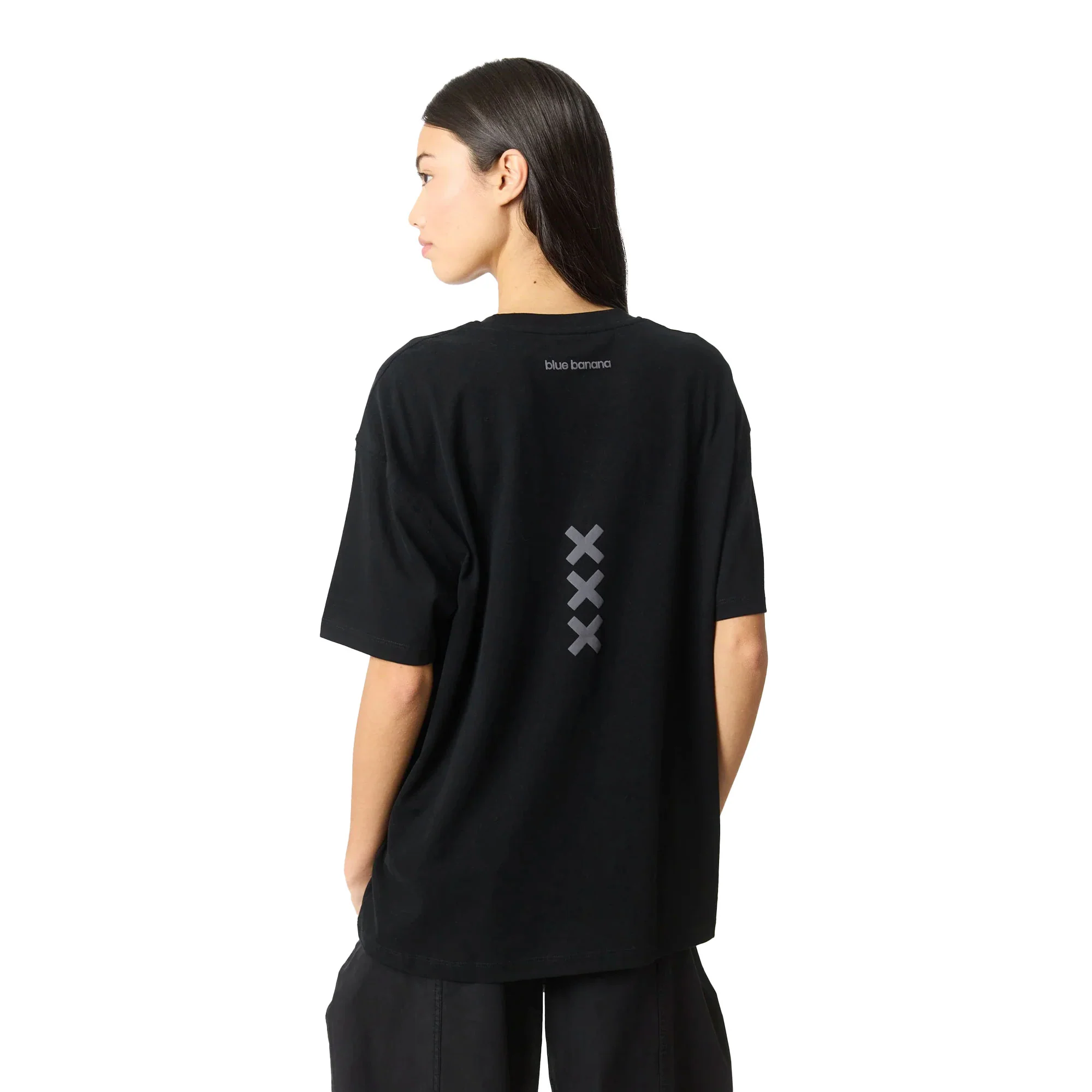Blue Banana Bonfire Tee Black - Image 2