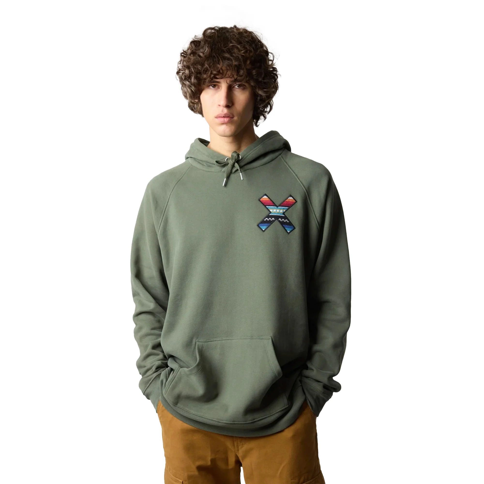 Blue Banana Classic Hoodie Khaki - Image 2