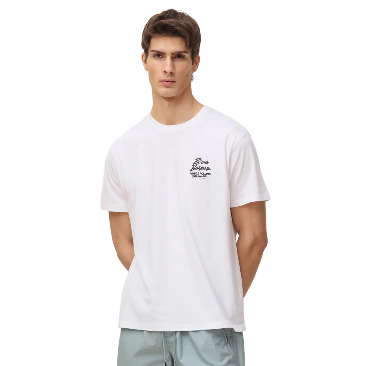 Blue Banana Drive Tee White