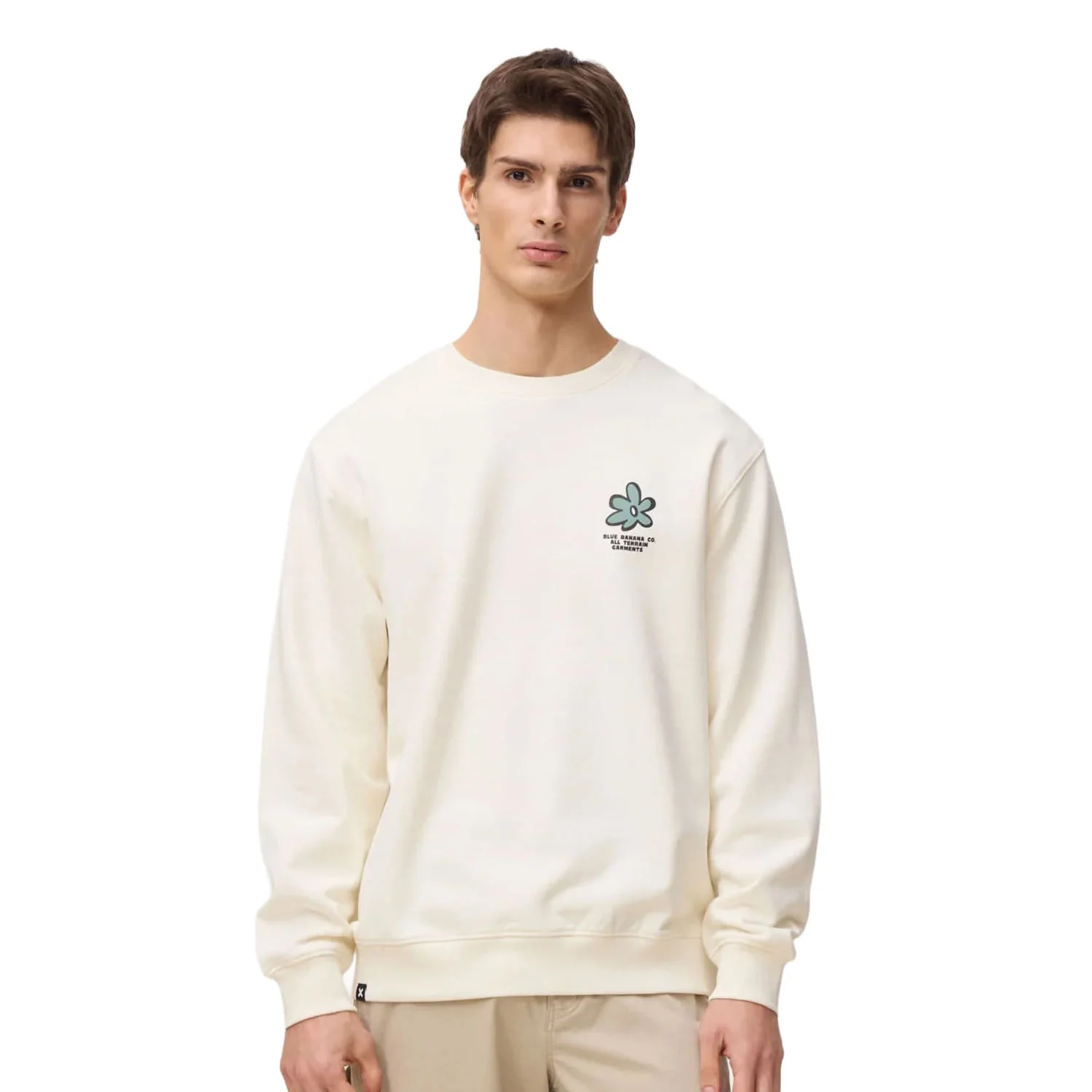 Blue Banana Grow Crew Off-White
