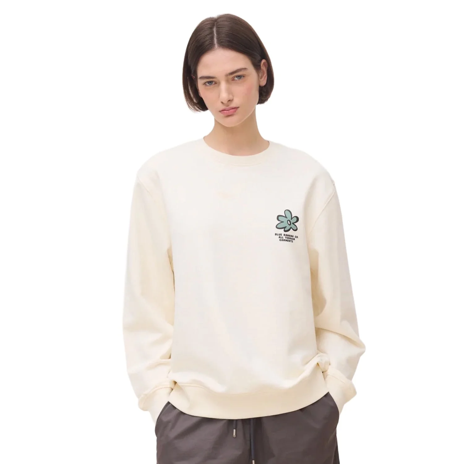 Blue Banana Grow Crew Off-White - Image 3