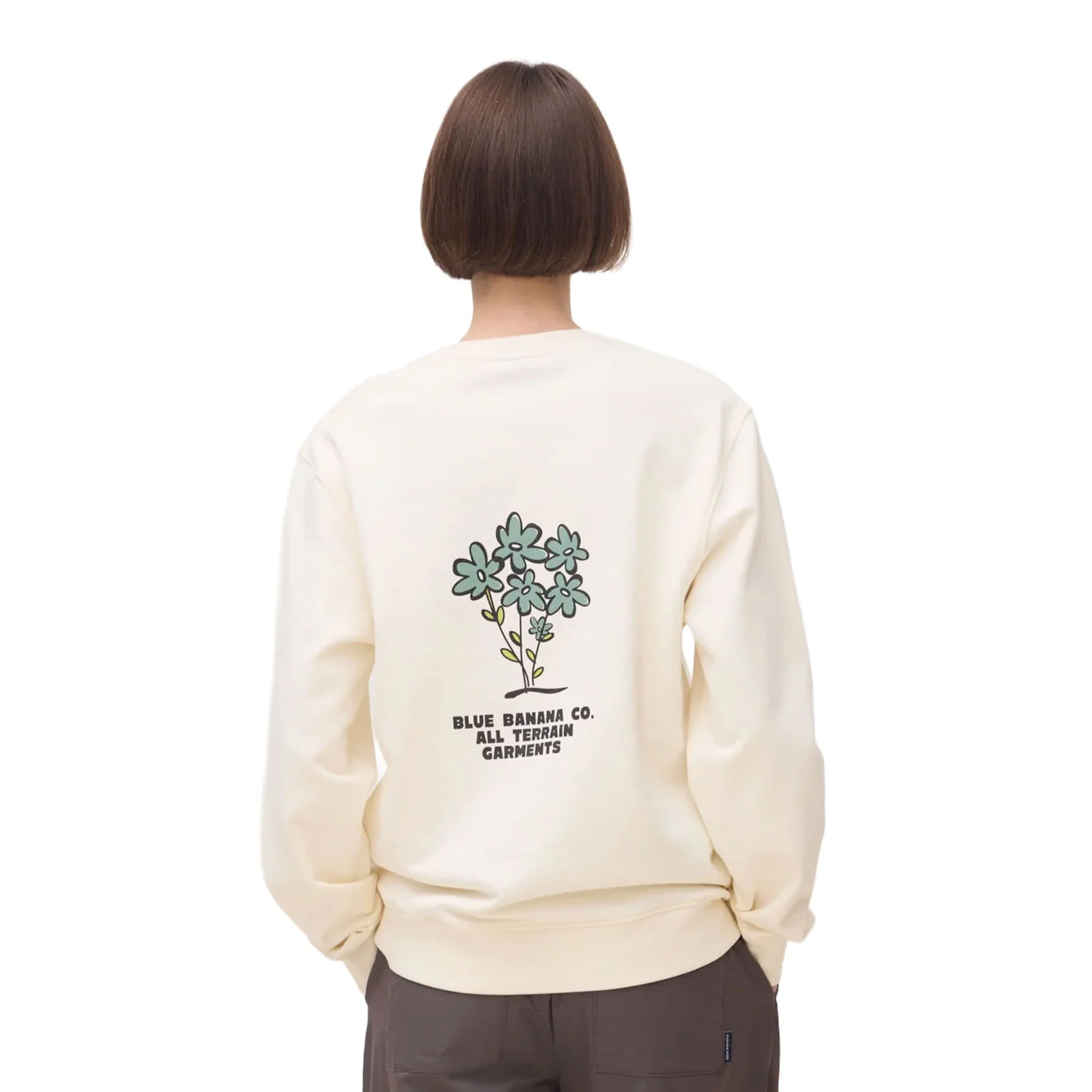 Blue Banana Grow Crew Off-White - Image 4