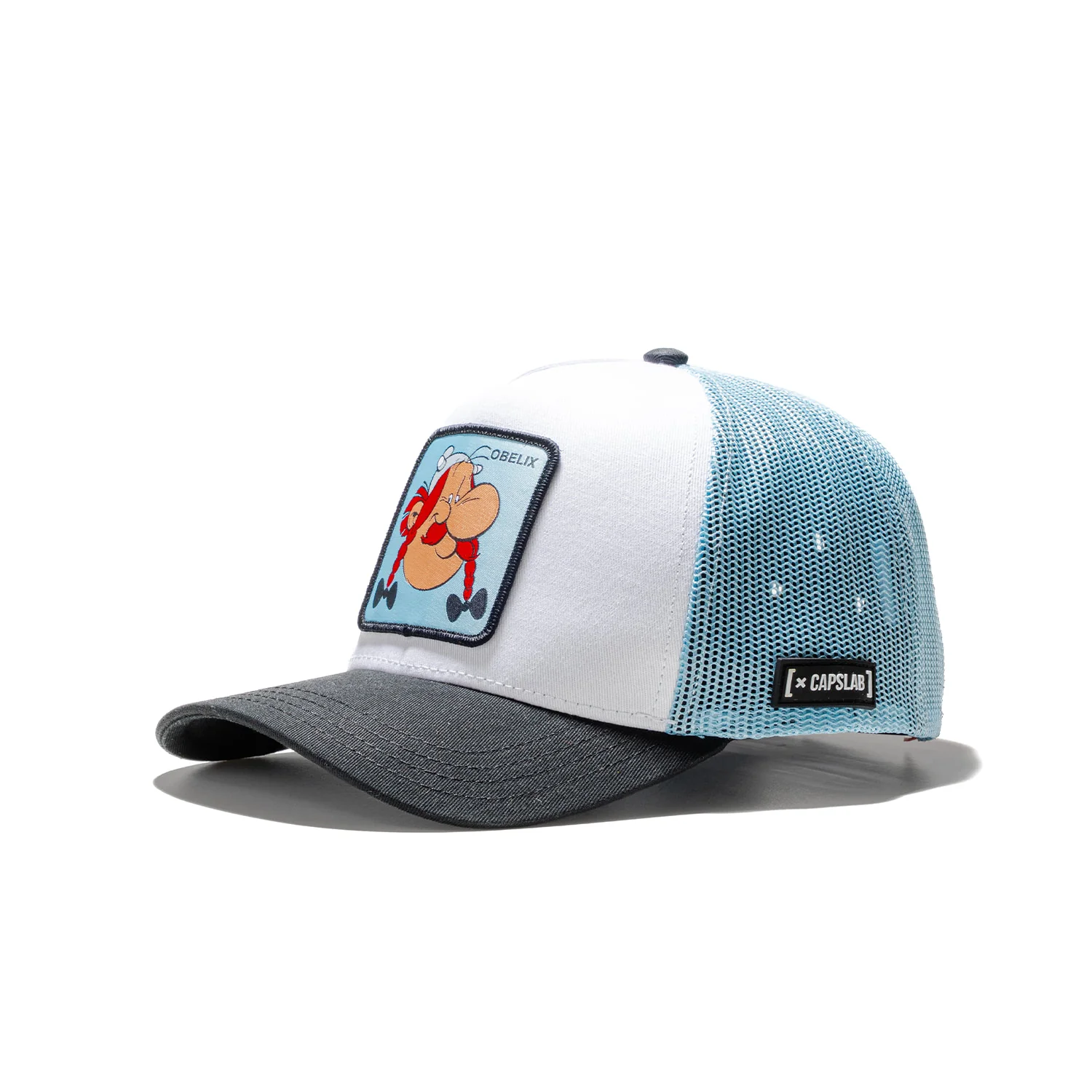 Capslab Asterix Obelix Cap White/Black/Light Blue - Image 2