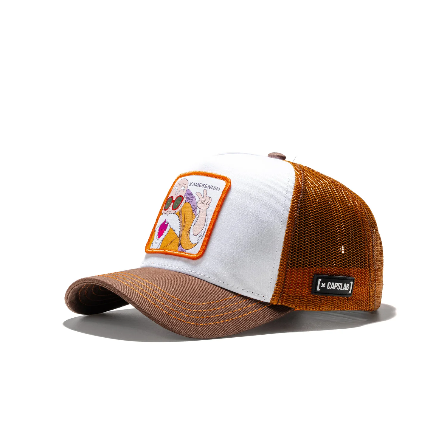 Capslab Dragon Ball Z Master Roshi Cap White/Brown/Orange - Image 2