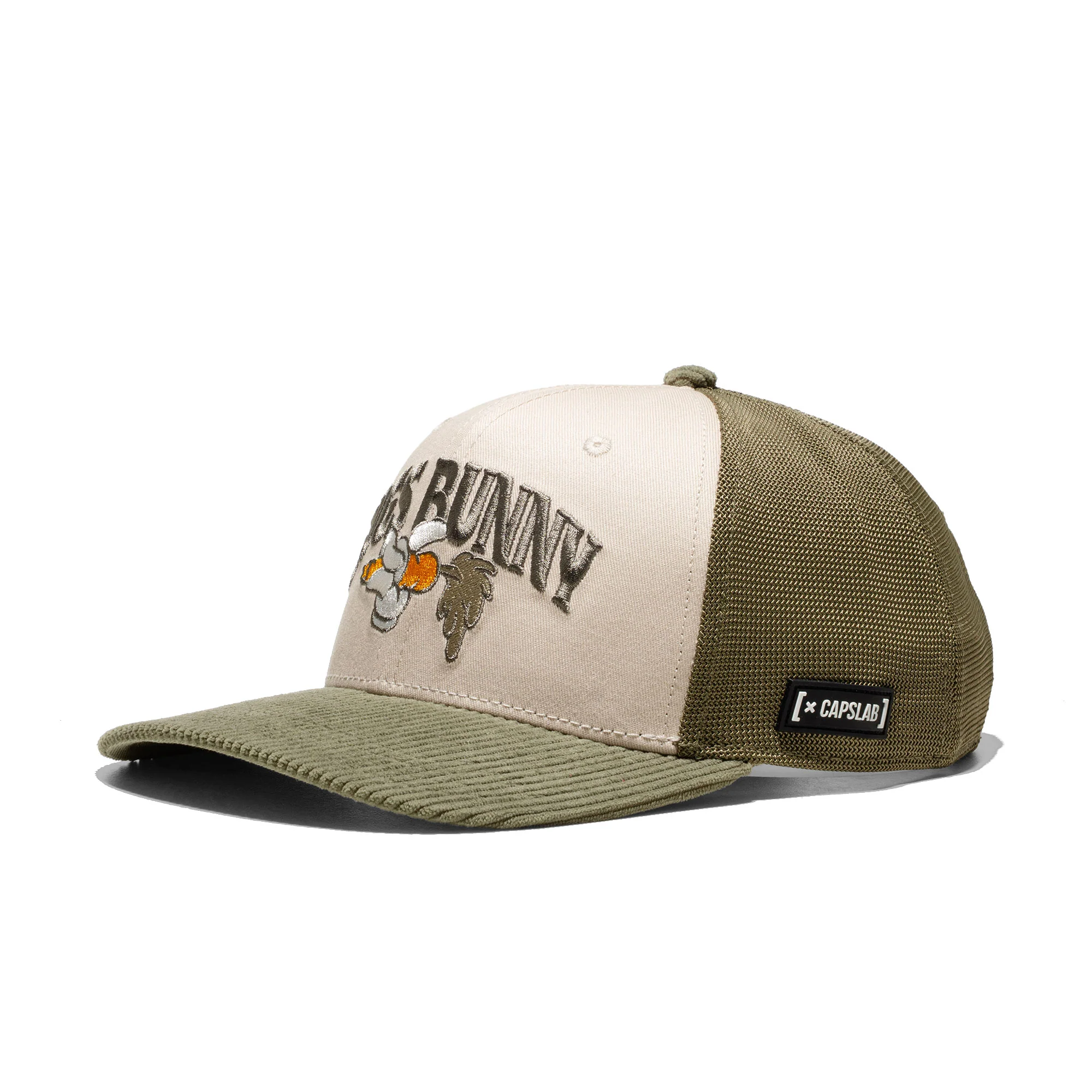 Capslab Looney Tunes Bugs Bunny Trucker Army Green/Beige - Image 2