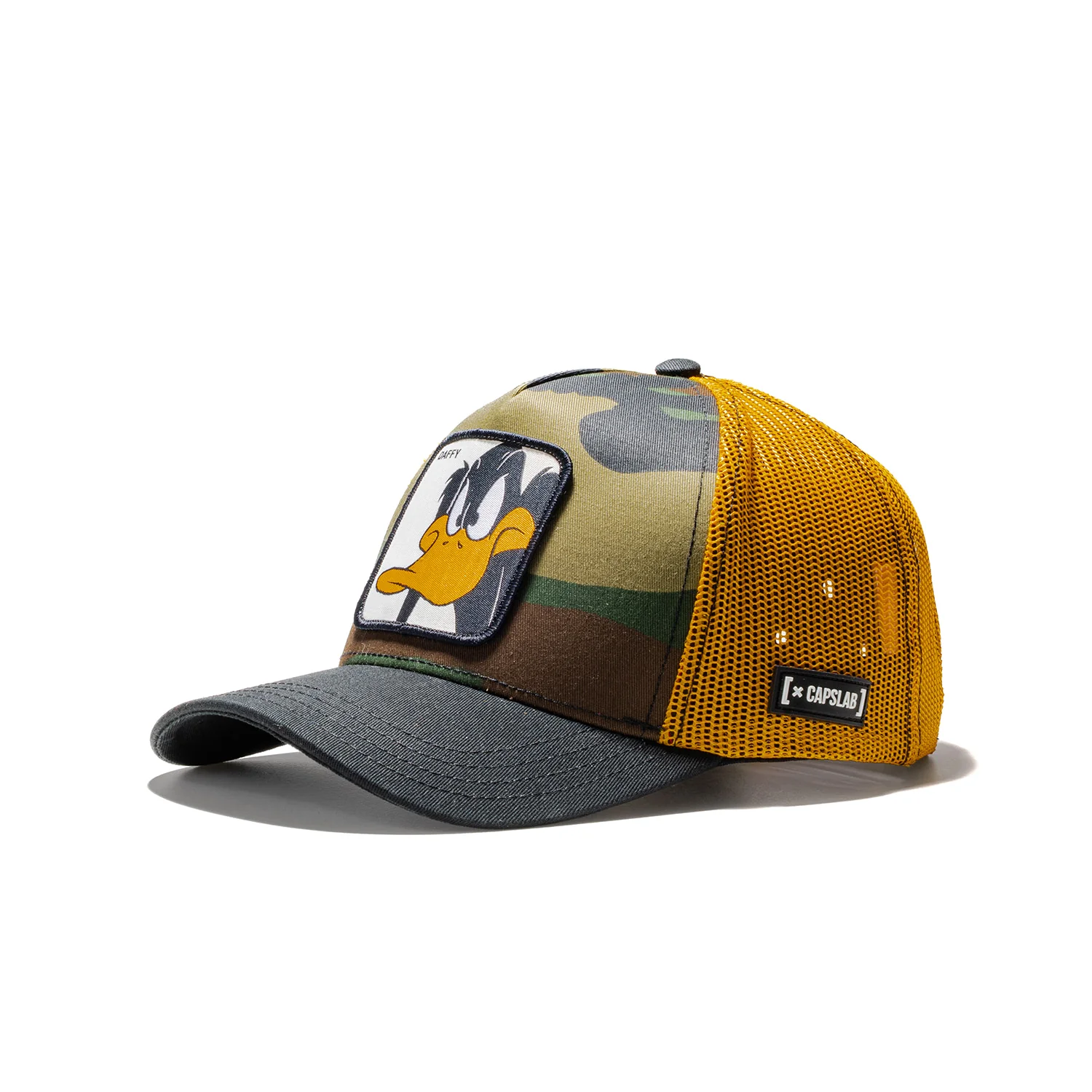 Capslab Looney Tunes Daffy Duck Cap Camo/Black/Yellow - Image 2