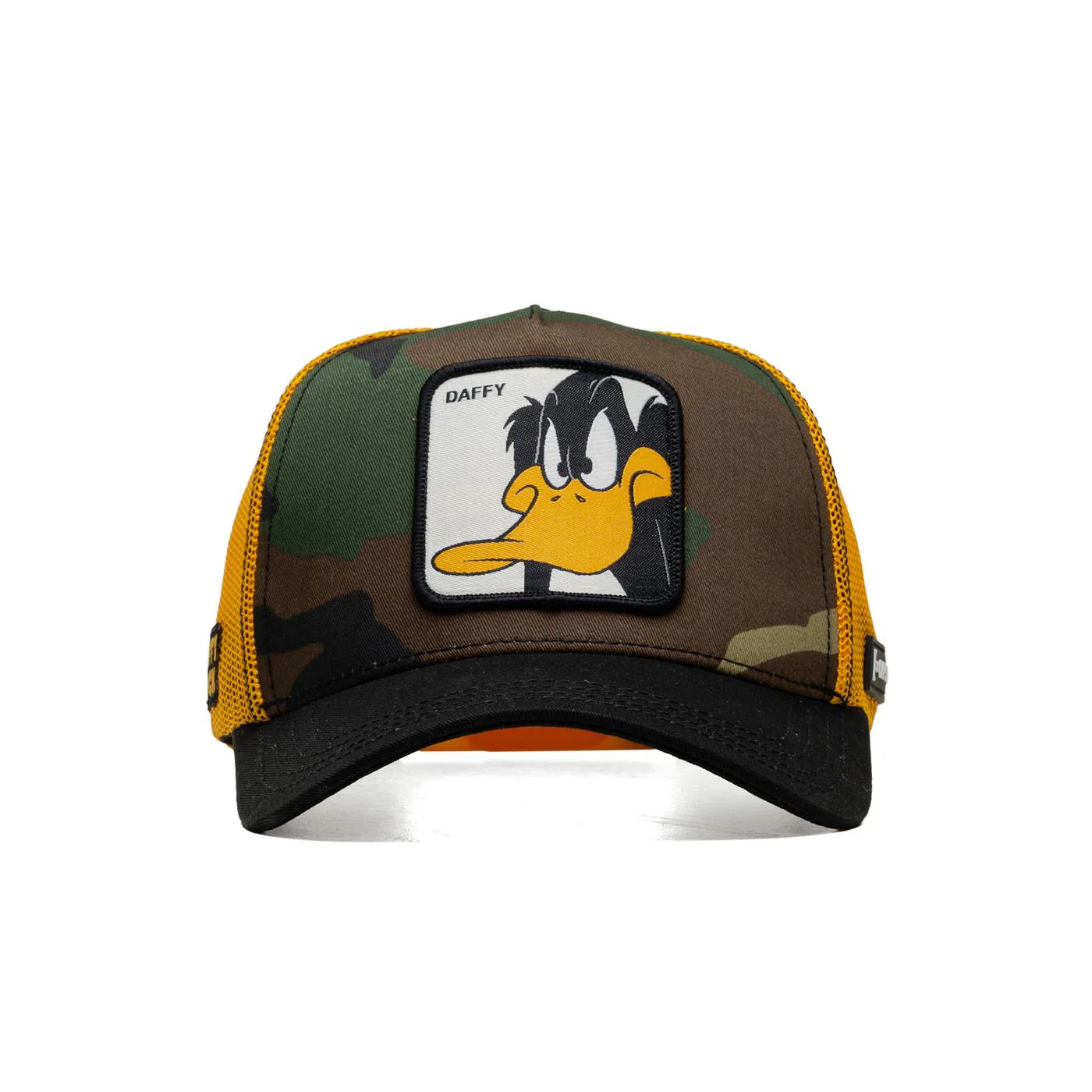 Capslab Looney Tunes Daffy Duck Trucker Camo/Black/Yellow