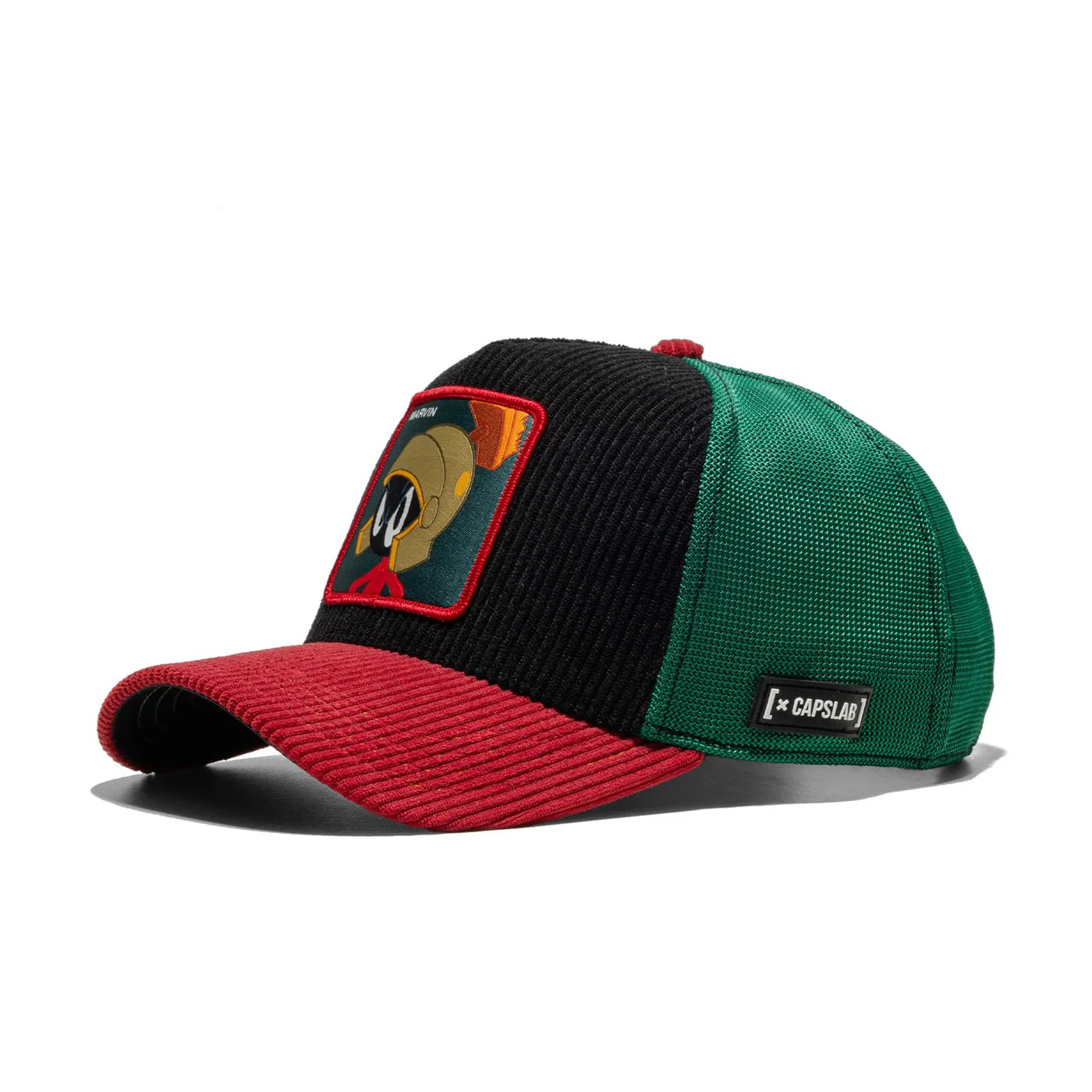 Capslab Looney Tunes Marvin Trucker Cap Black/Burgundy/Green - Image 2