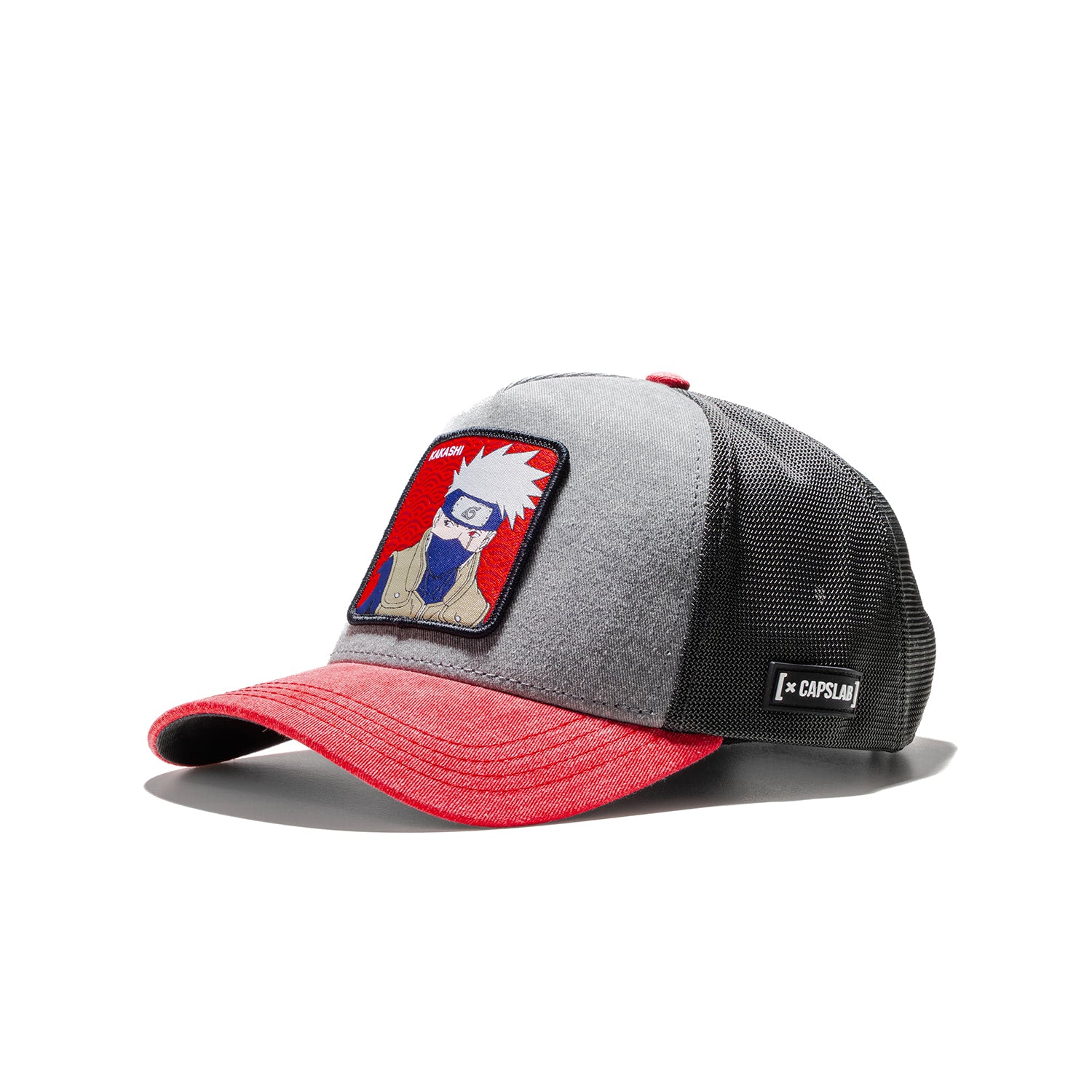 Capslab Naruto Shippuden Kakashi Cap Grey/Red - Image 2
