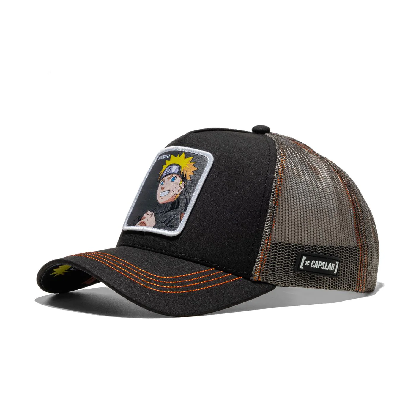 Capslab Naruto Shippuden Naruto Trucker Cap Black/Orange - Image 2