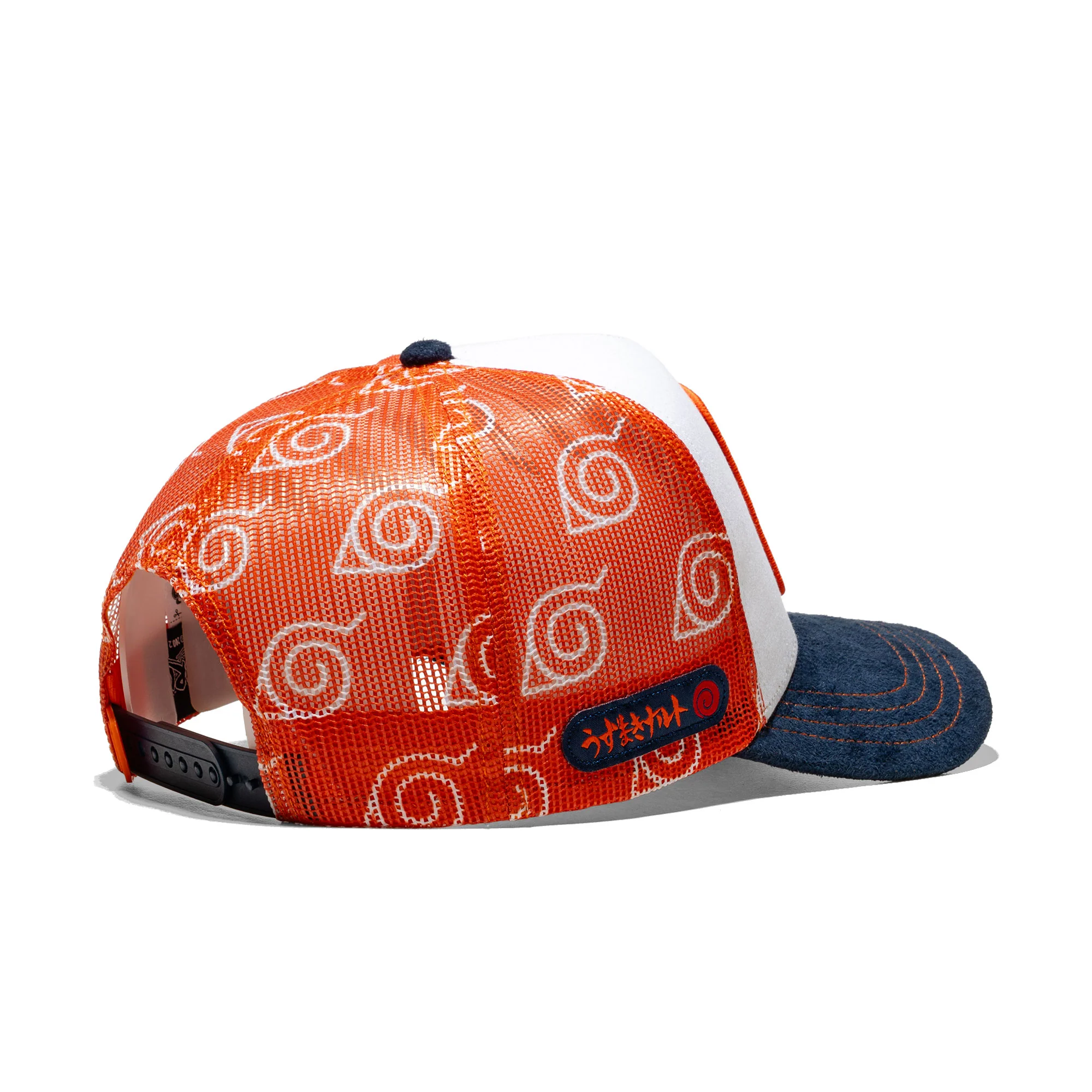 Capslab Naruto Shippuden Uzumaki Trucker Cap White/Orange - Image 3