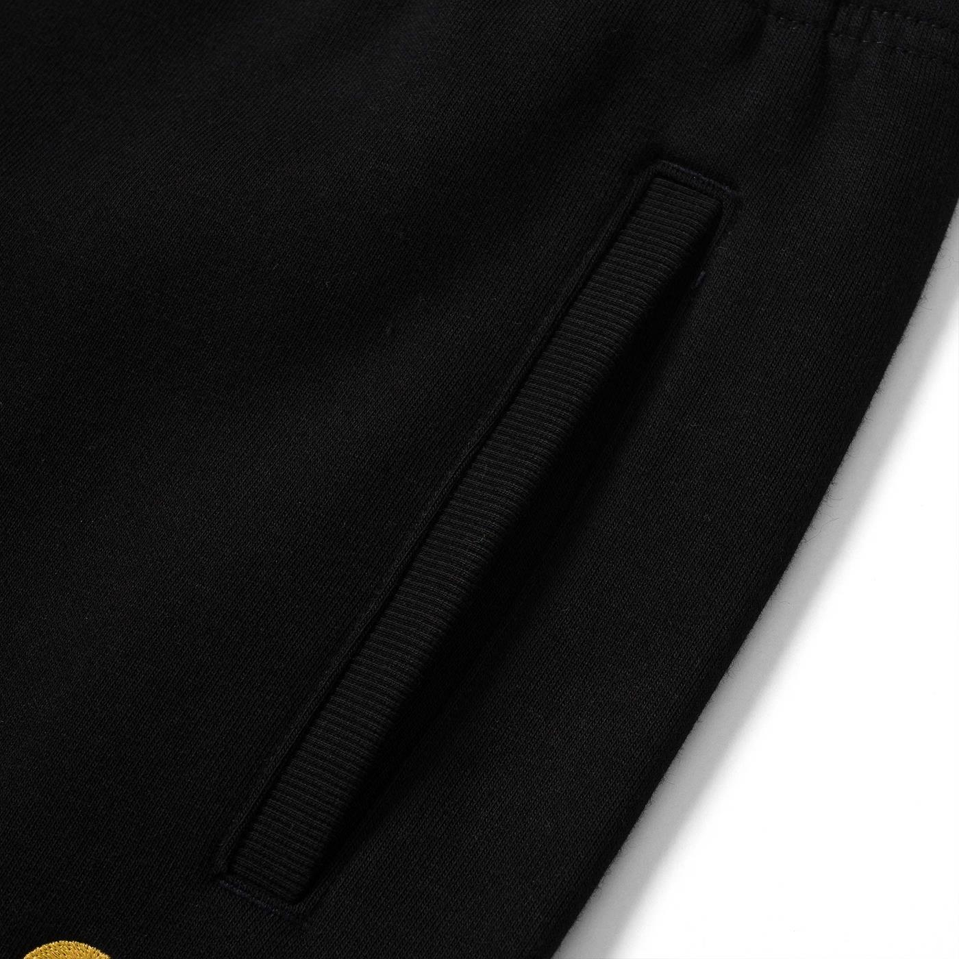 Carhartt Chase Sweat Short Black/Gold - Image 4