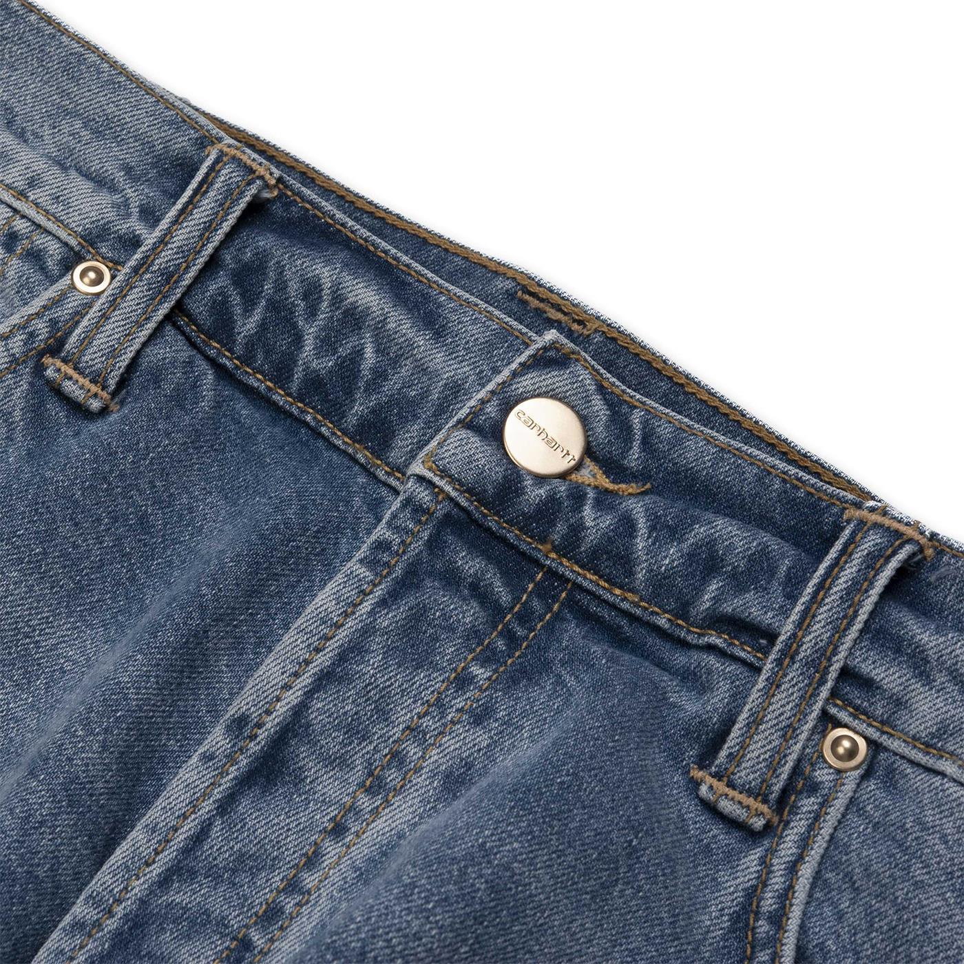 Carhartt Klondike Pant Blue Worn Bleached - Image 3
