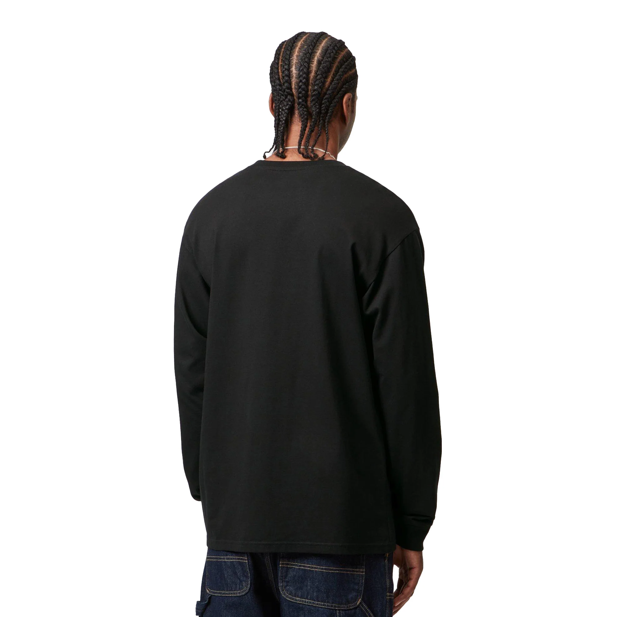 Carhartt L/S Chase T-Shirt Black/Gold - Image 2