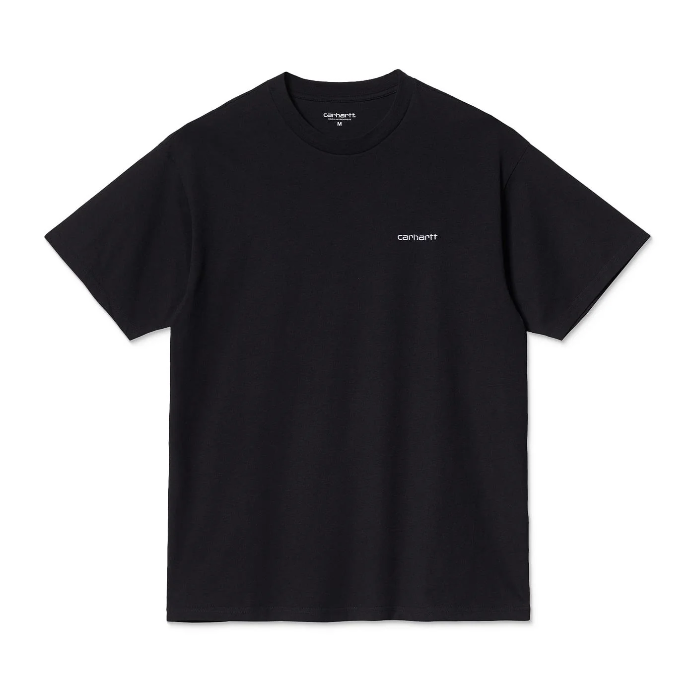 Carhartt WIP S/S Script Embroidery T-Shirt Black/White - Image 4