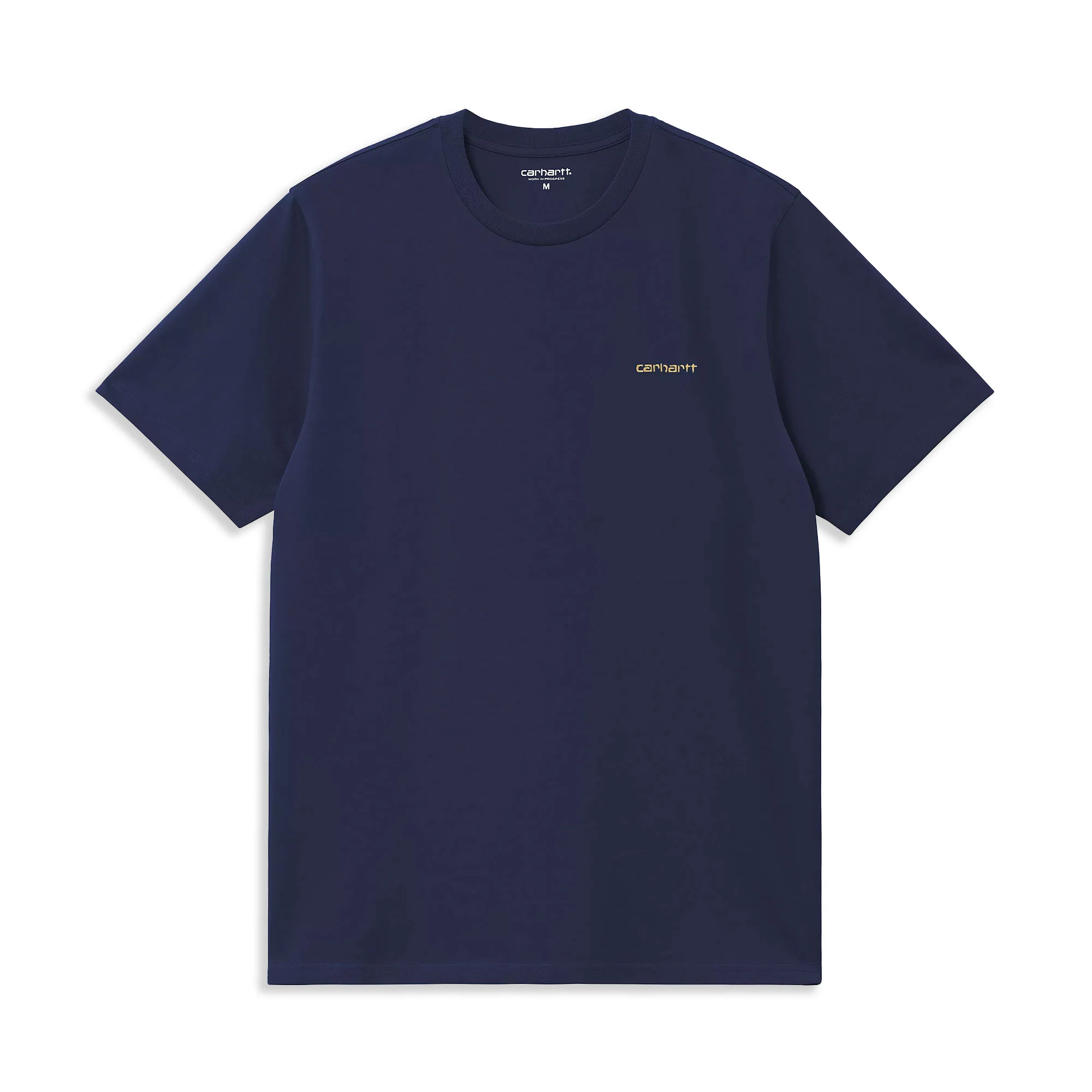 Carhartt S/S Script Embroidery T-Shirt Ink/Air Yellow