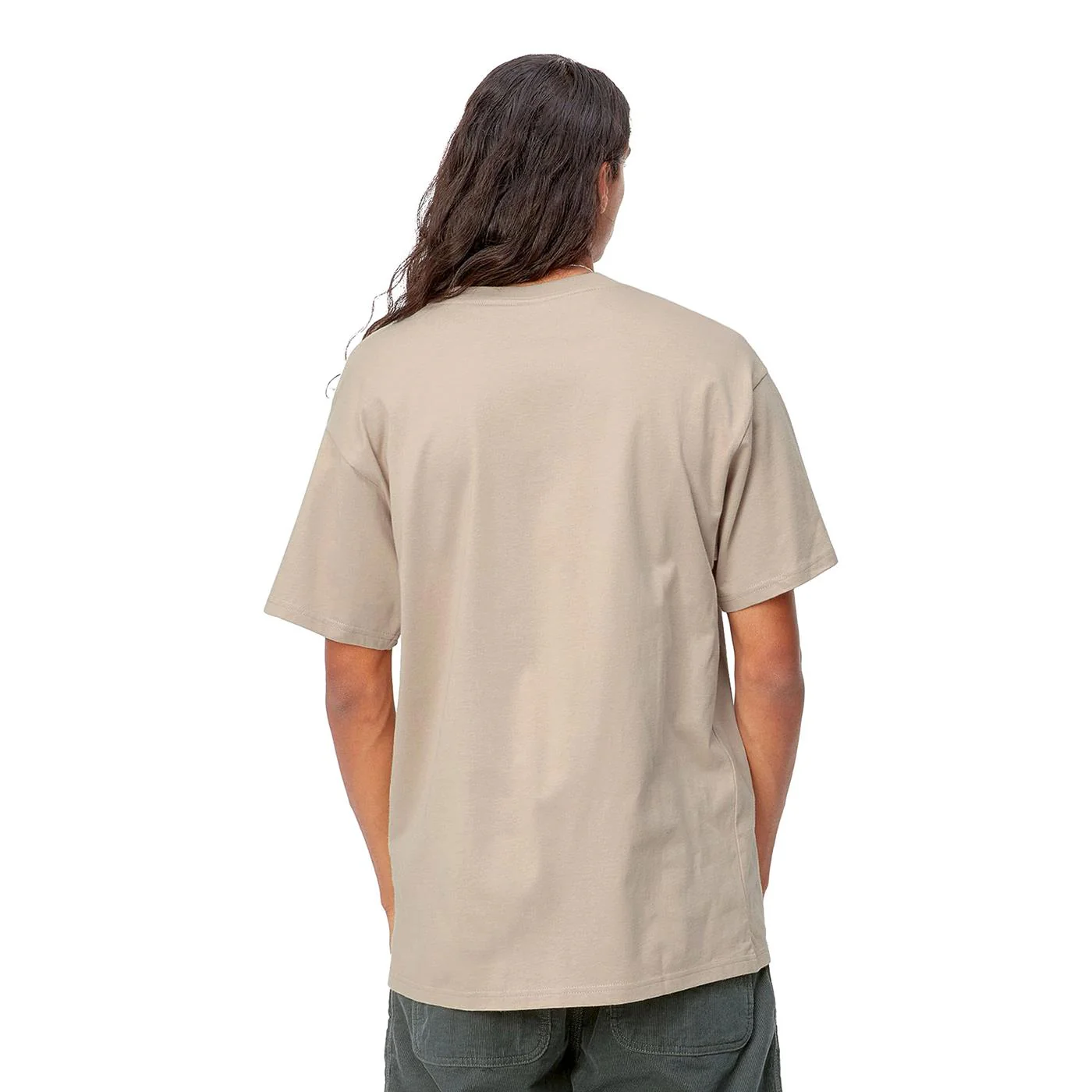 Carhartt S/S Script Embroidery T-Shirt Wall/Black - Image 2
