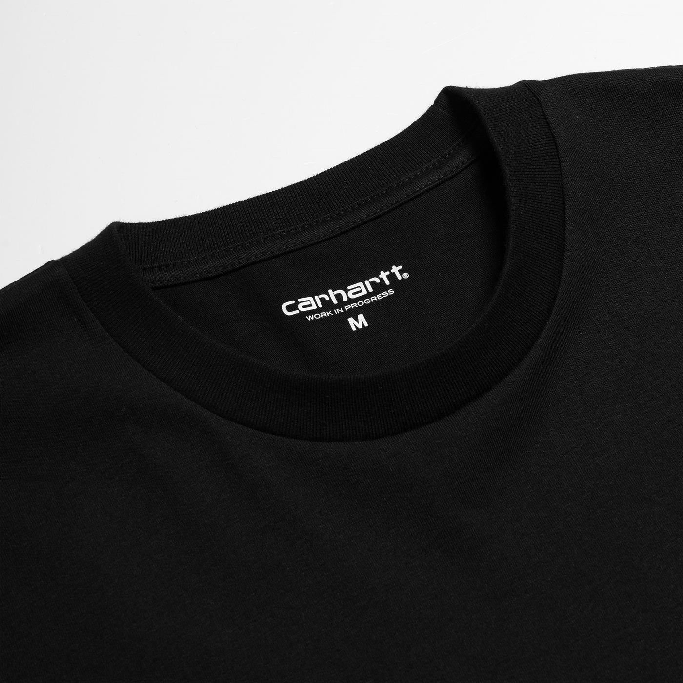 Carhartt S/S Script T-Shirt Black/White - Image 3