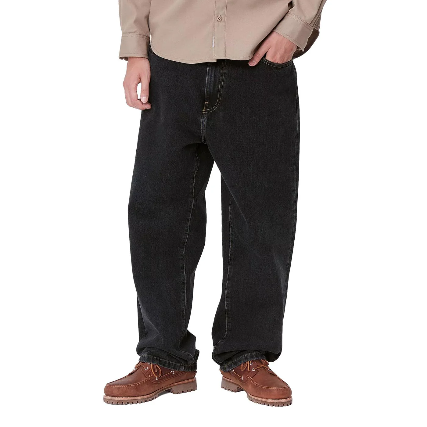 Carhartt WIP Aaron Pant Black stone washed
